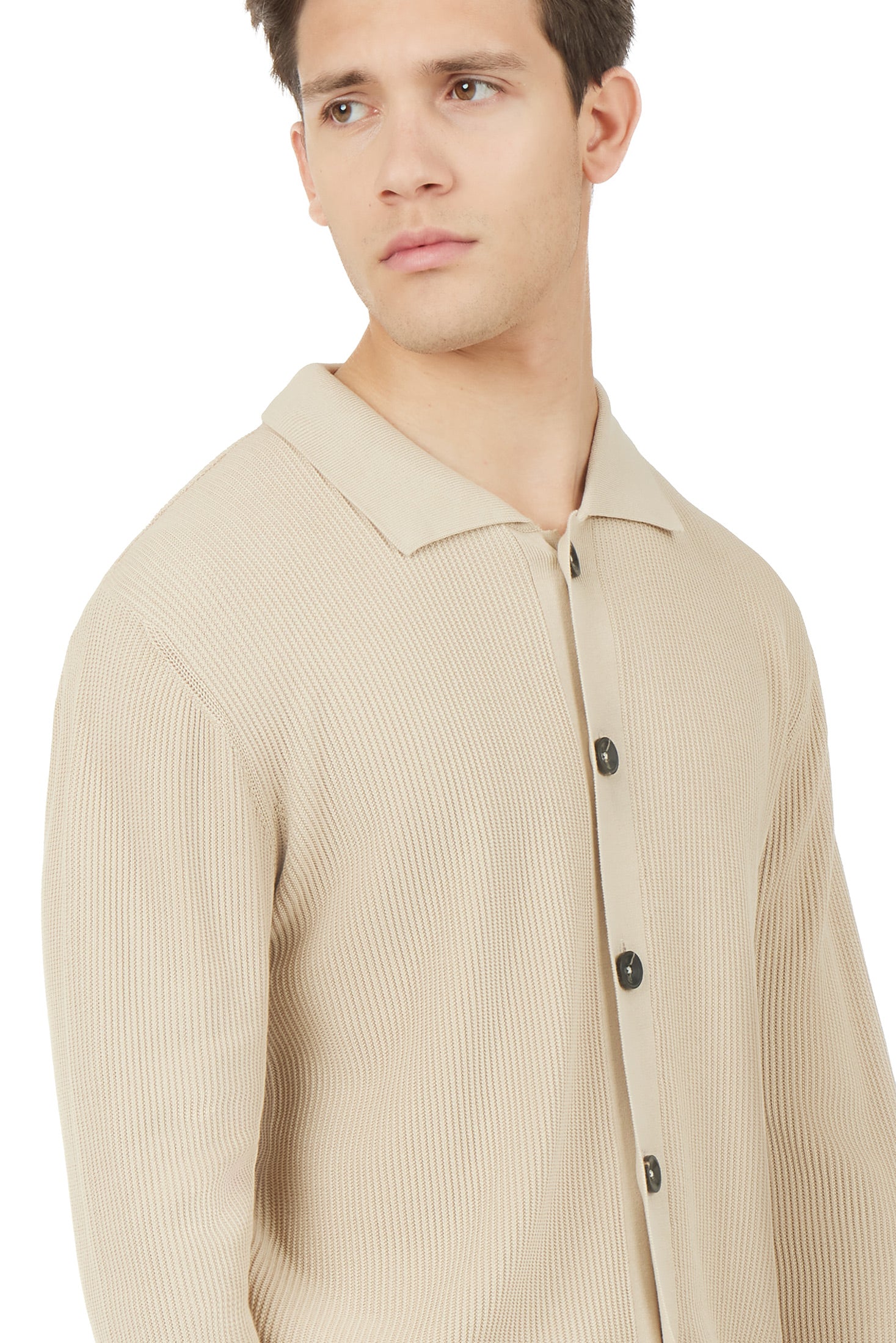 Cardigan leggero con struttura|Colore:Beige