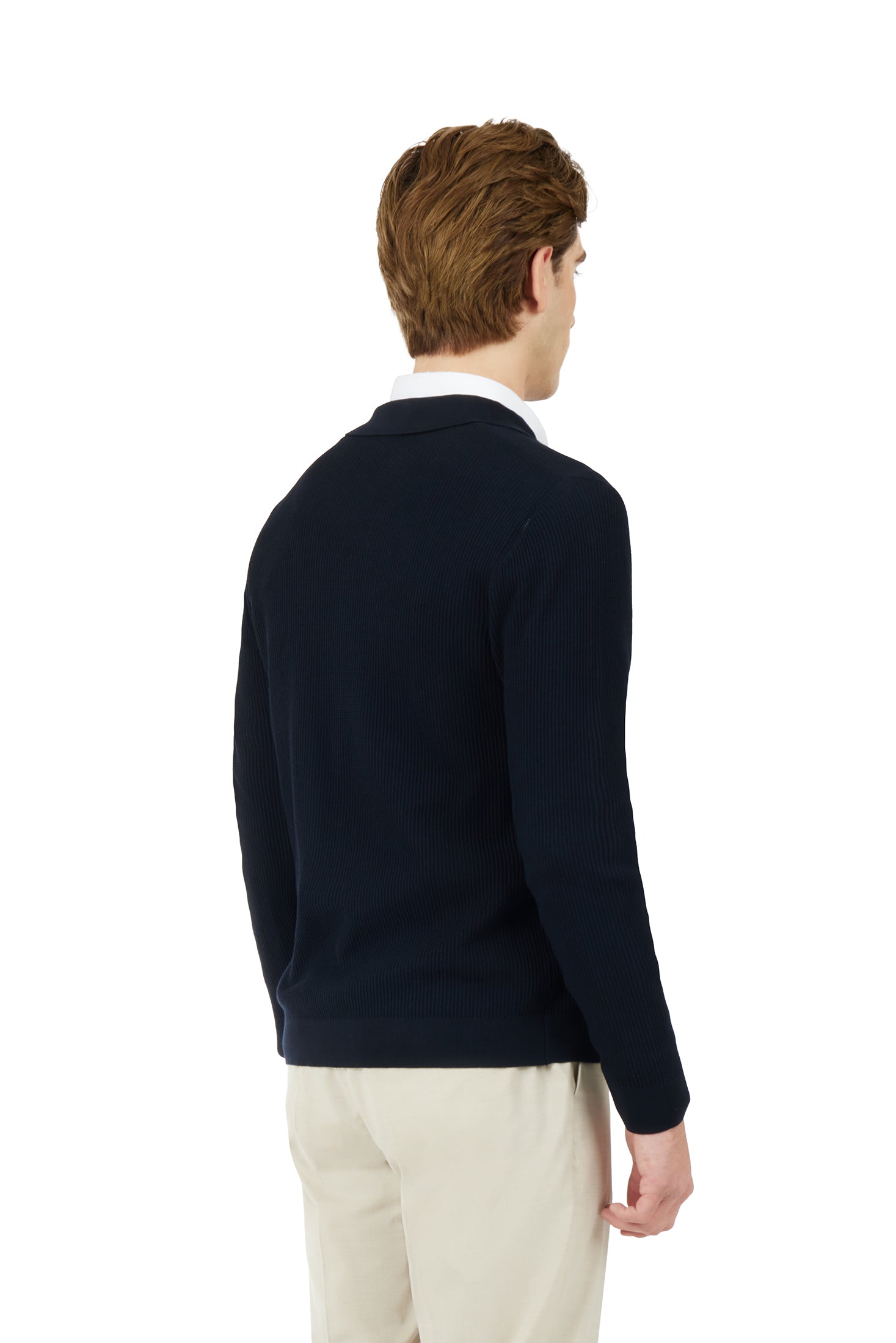 Cardigan leggero con struttura|Colore:Blu/navy