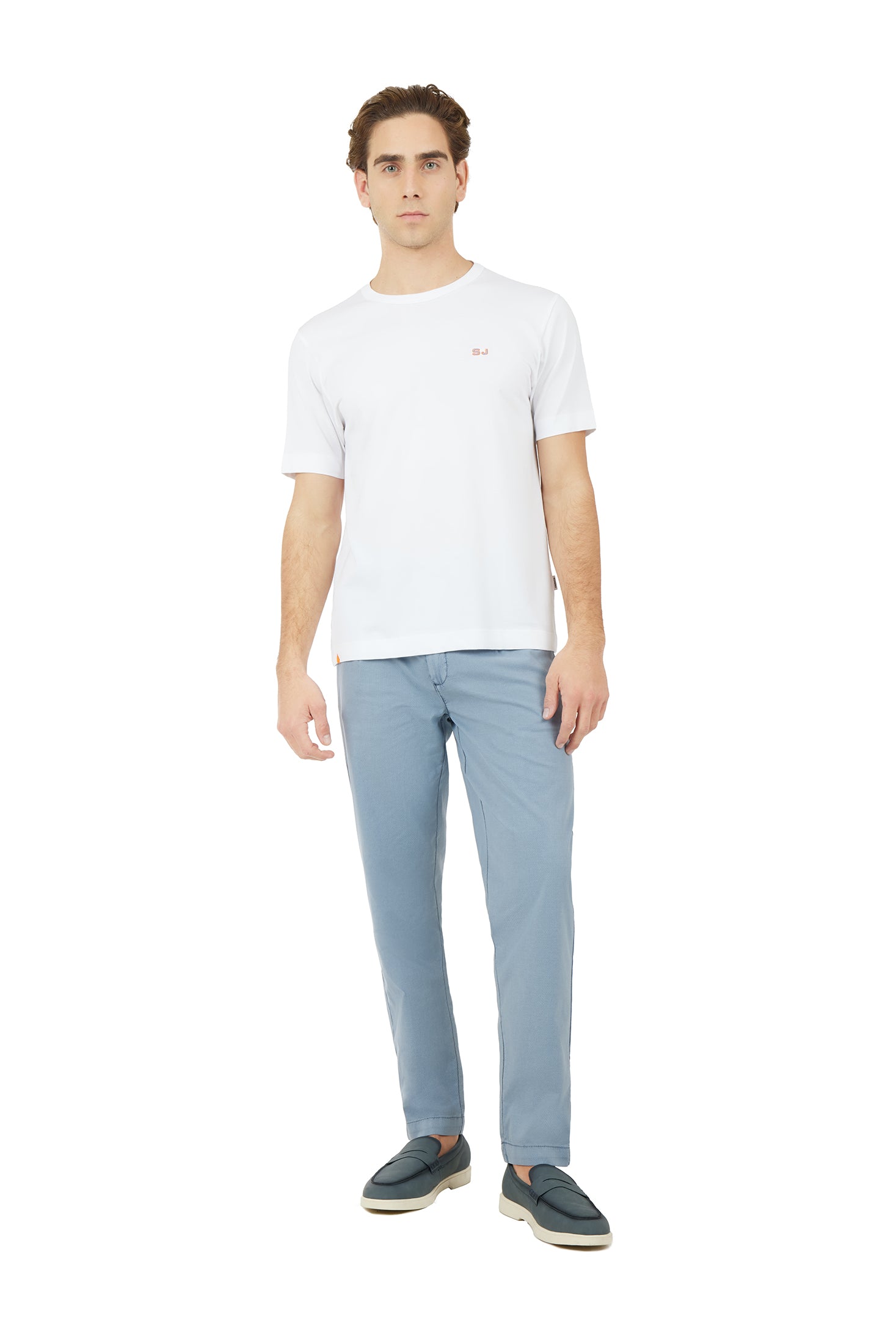 T-shirt con ricamo|Colore:Bianco