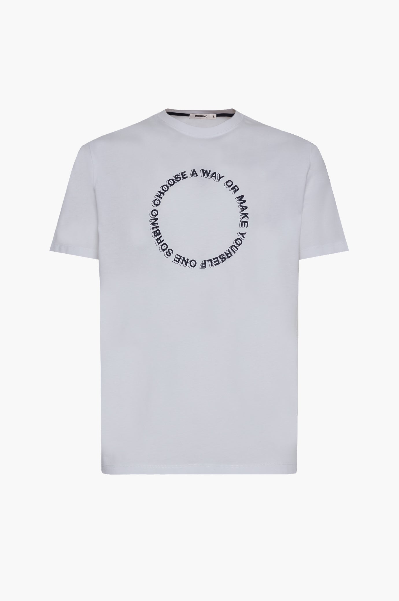 T-shirt con stampa|Colore:Bianco