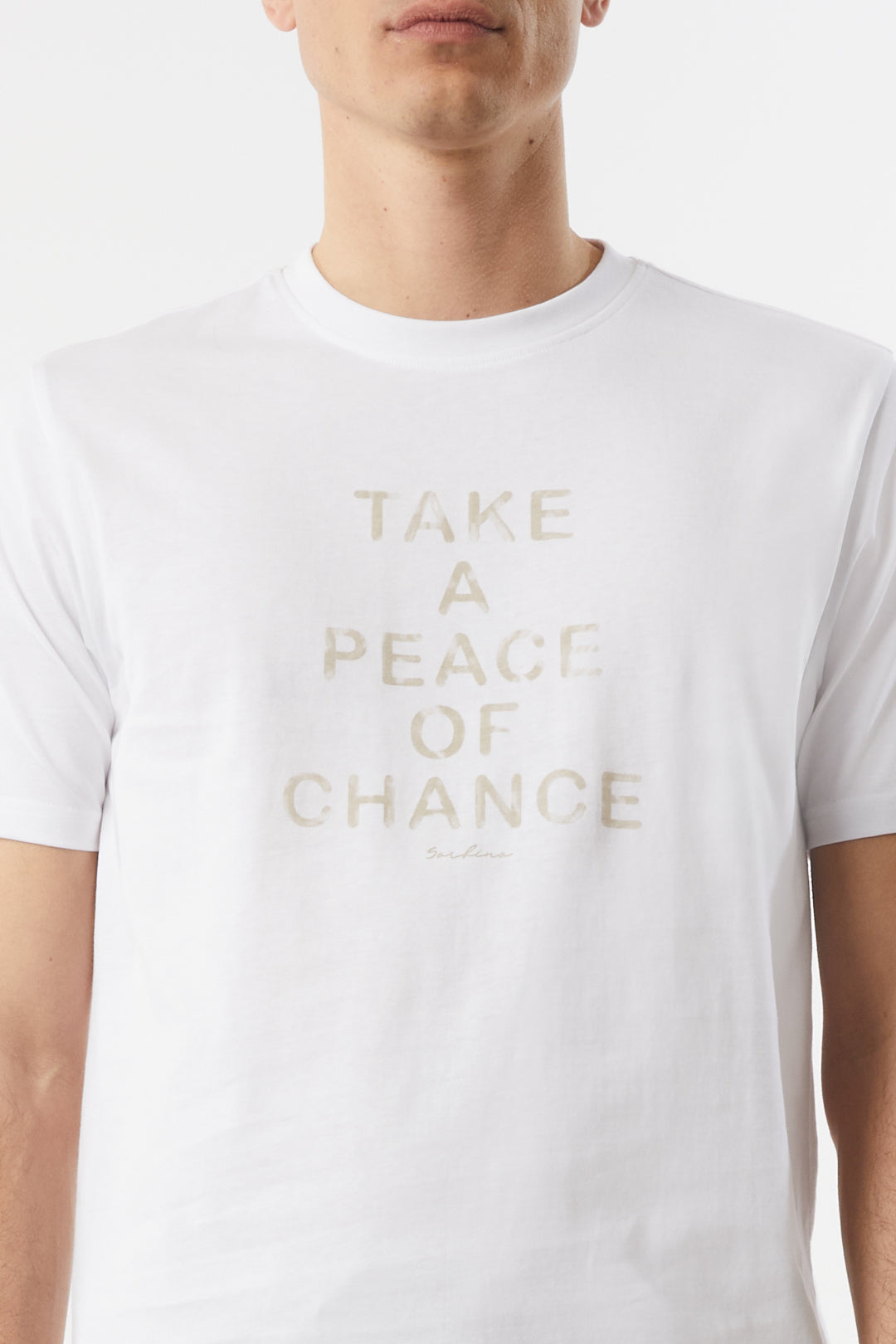 T-shirt con stampa|Colore:Bianco