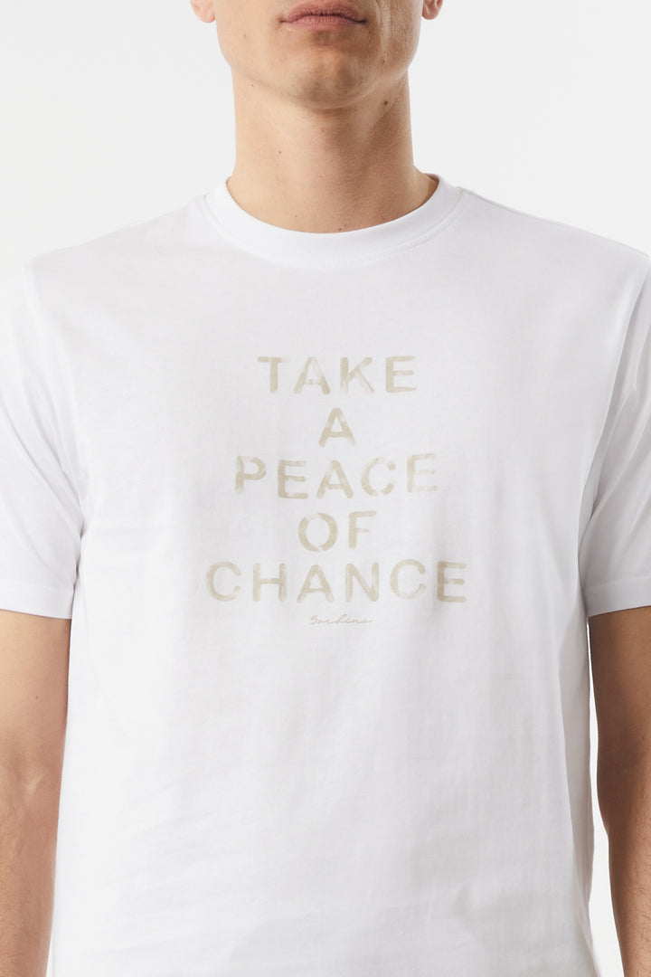 T-shirt con stampa|Colore:Bianco