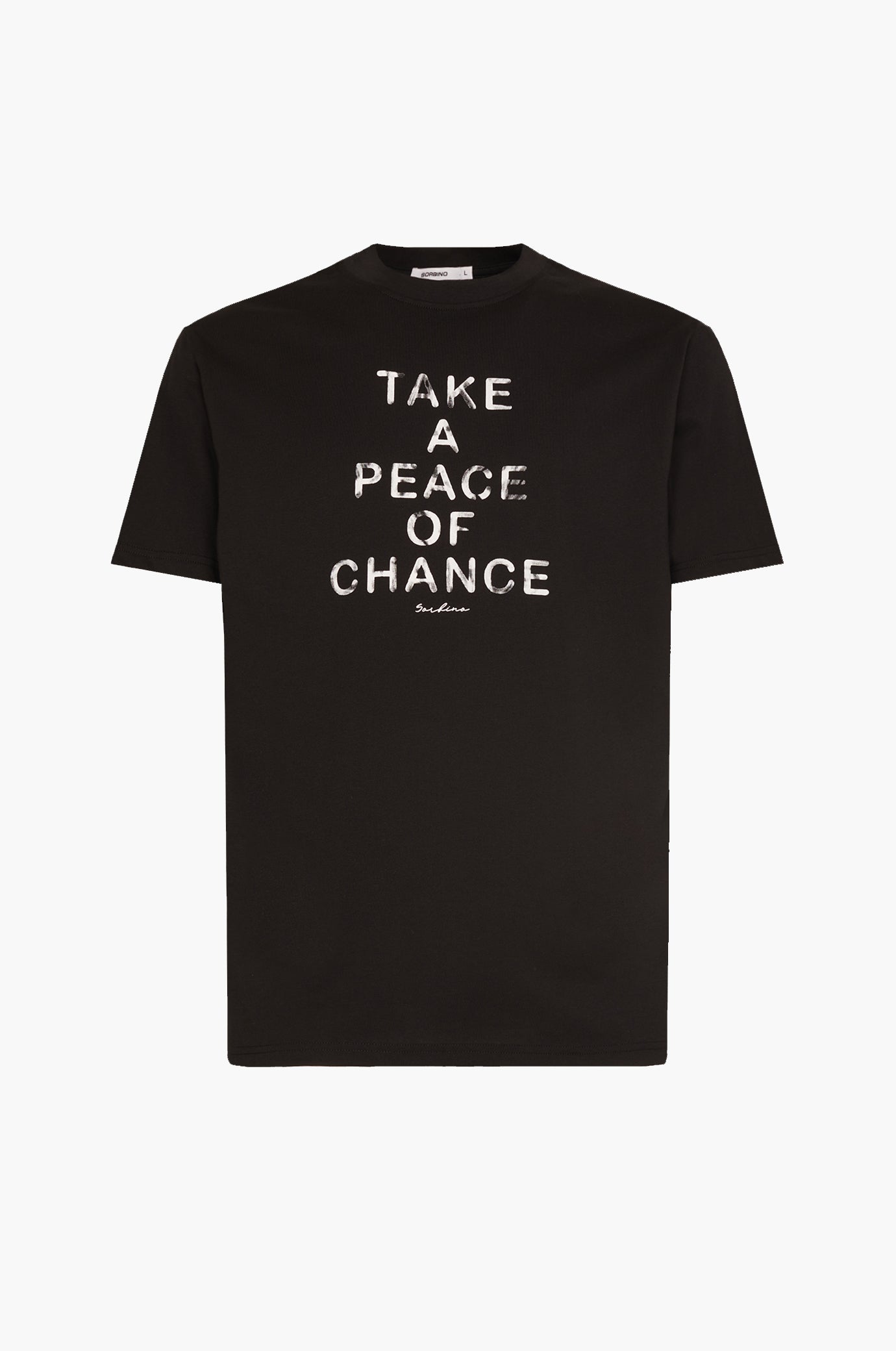 T-shirt con stampa|Colore:Nero