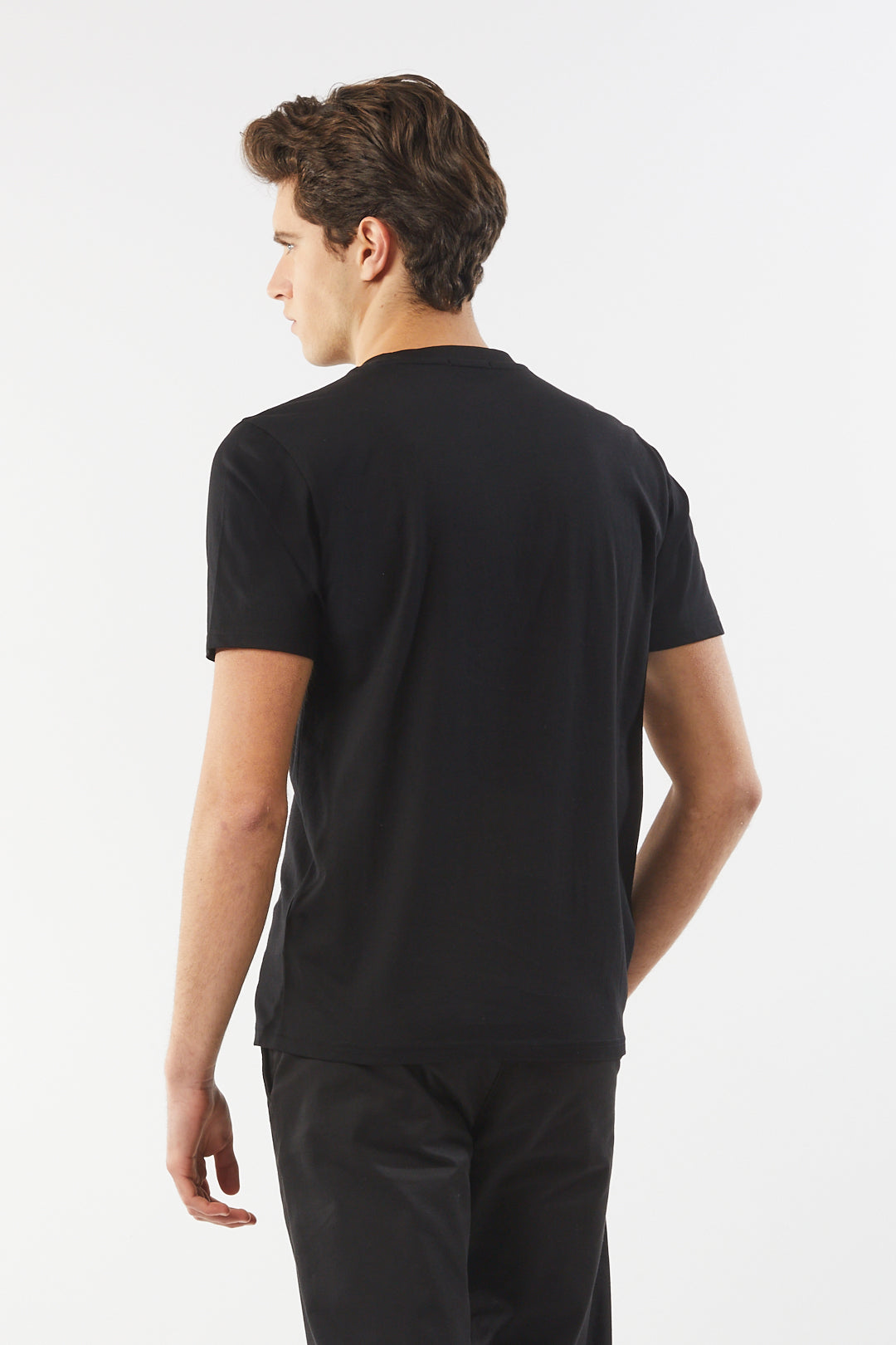 T-shirt con stampa|Colore:Nero