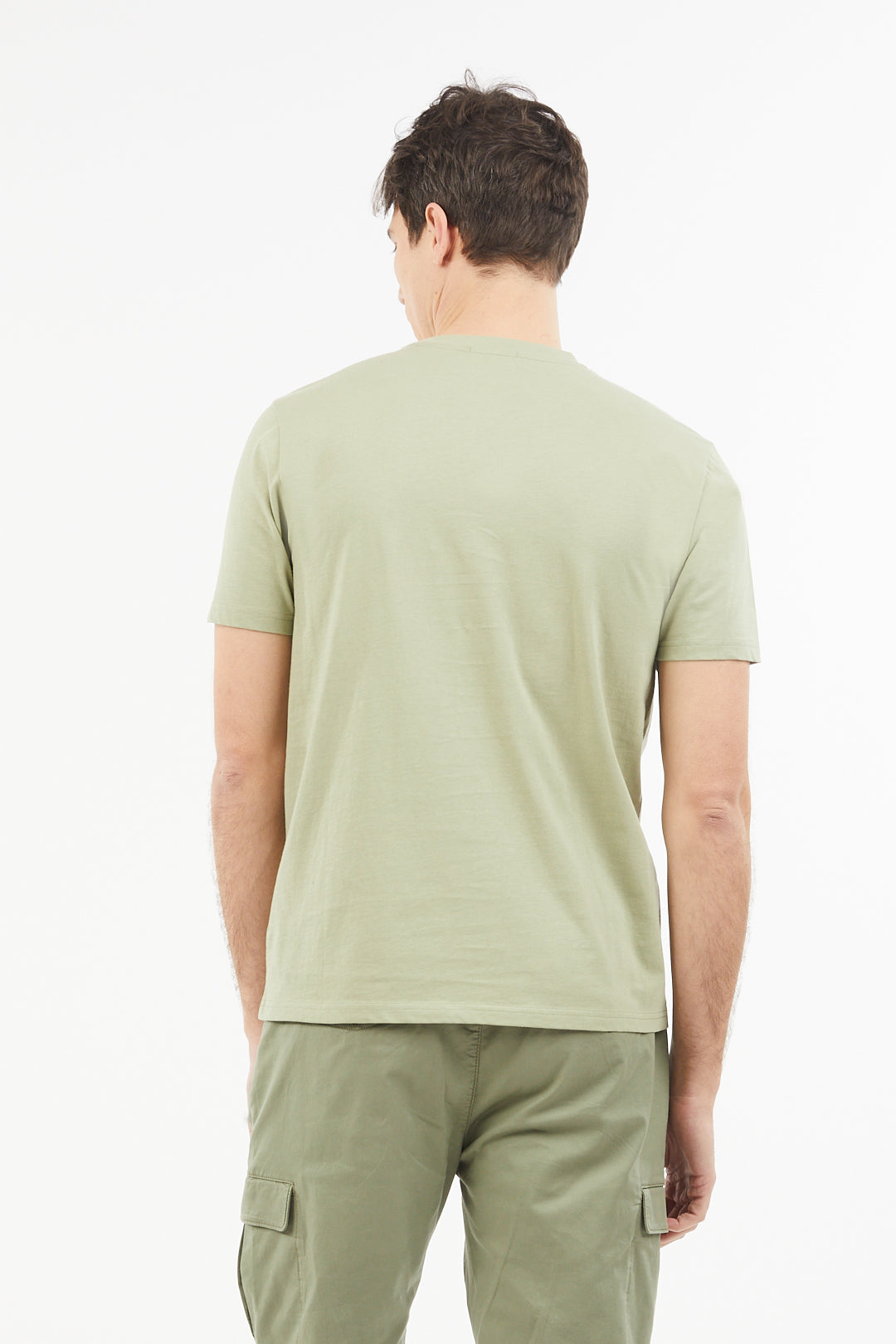 T-shirt con stampa|Colore:Salvia