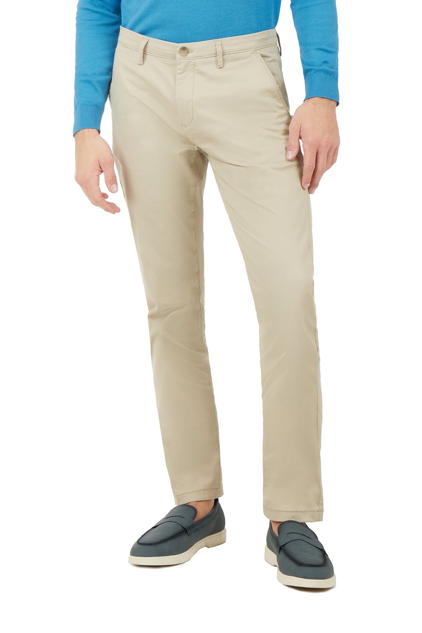 Pantaloni chinos basic|Colore:Beige