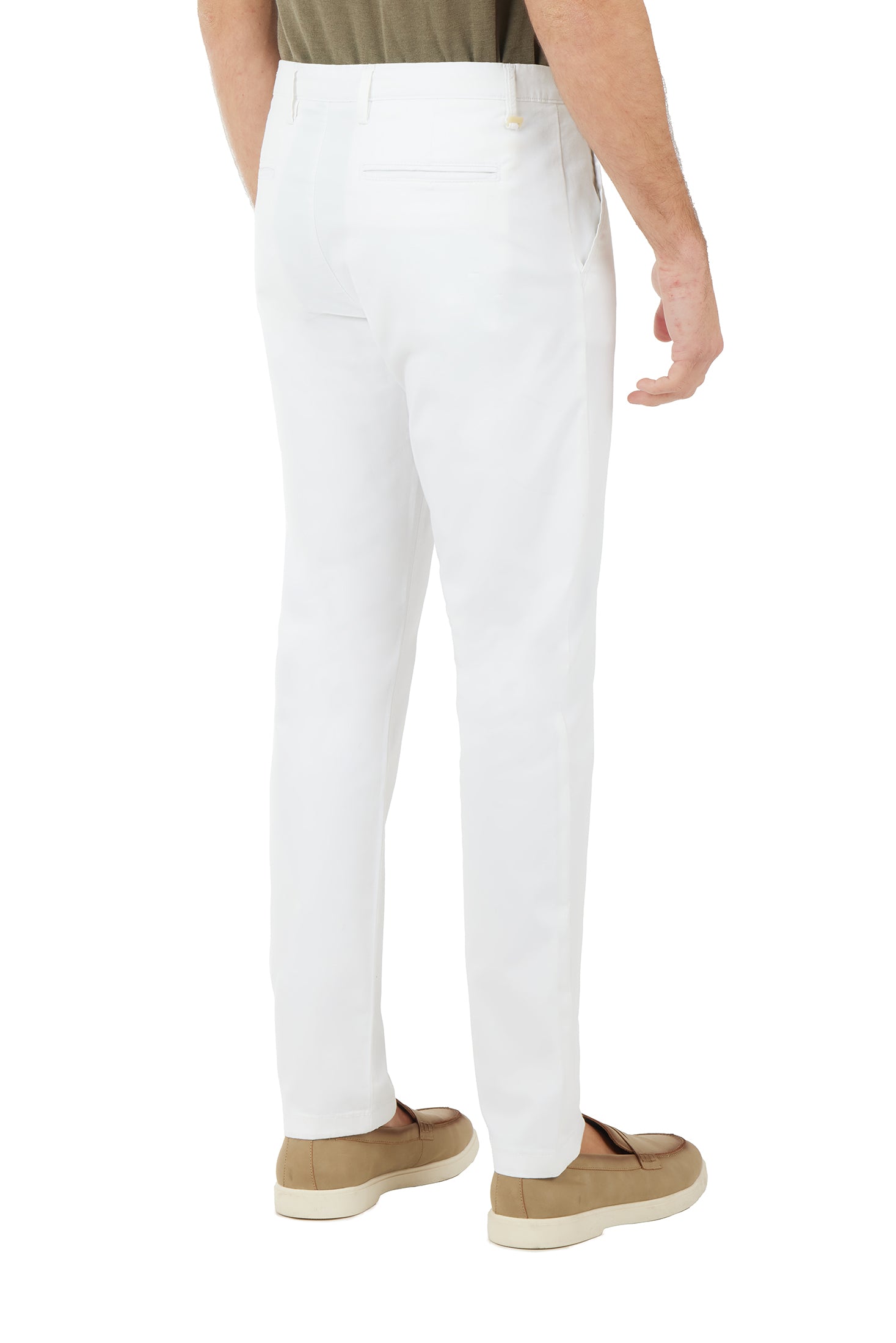 Pantaloni chinos basic|Colore:Bianco