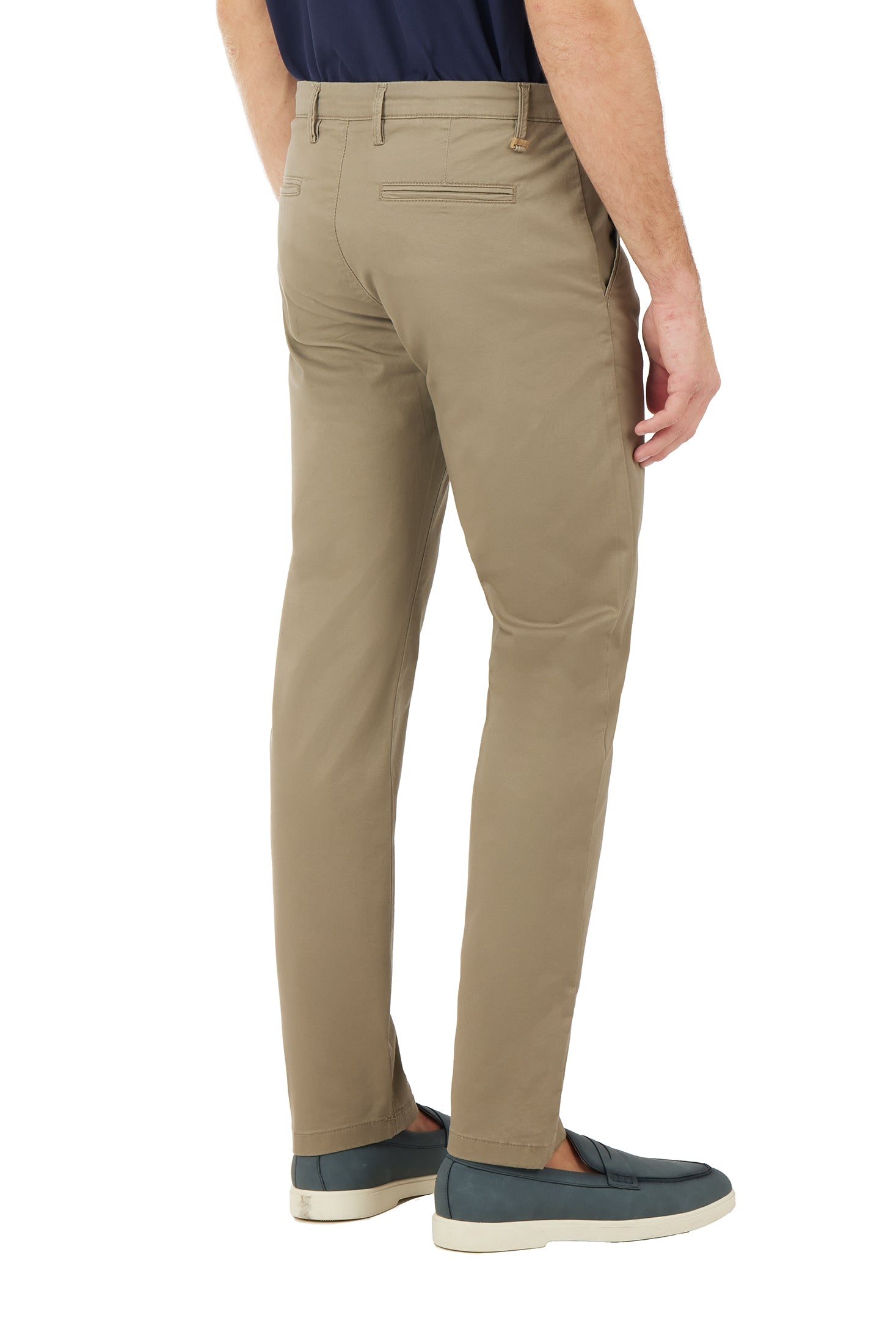 Pantaloni chinos basic|Colore:Fango