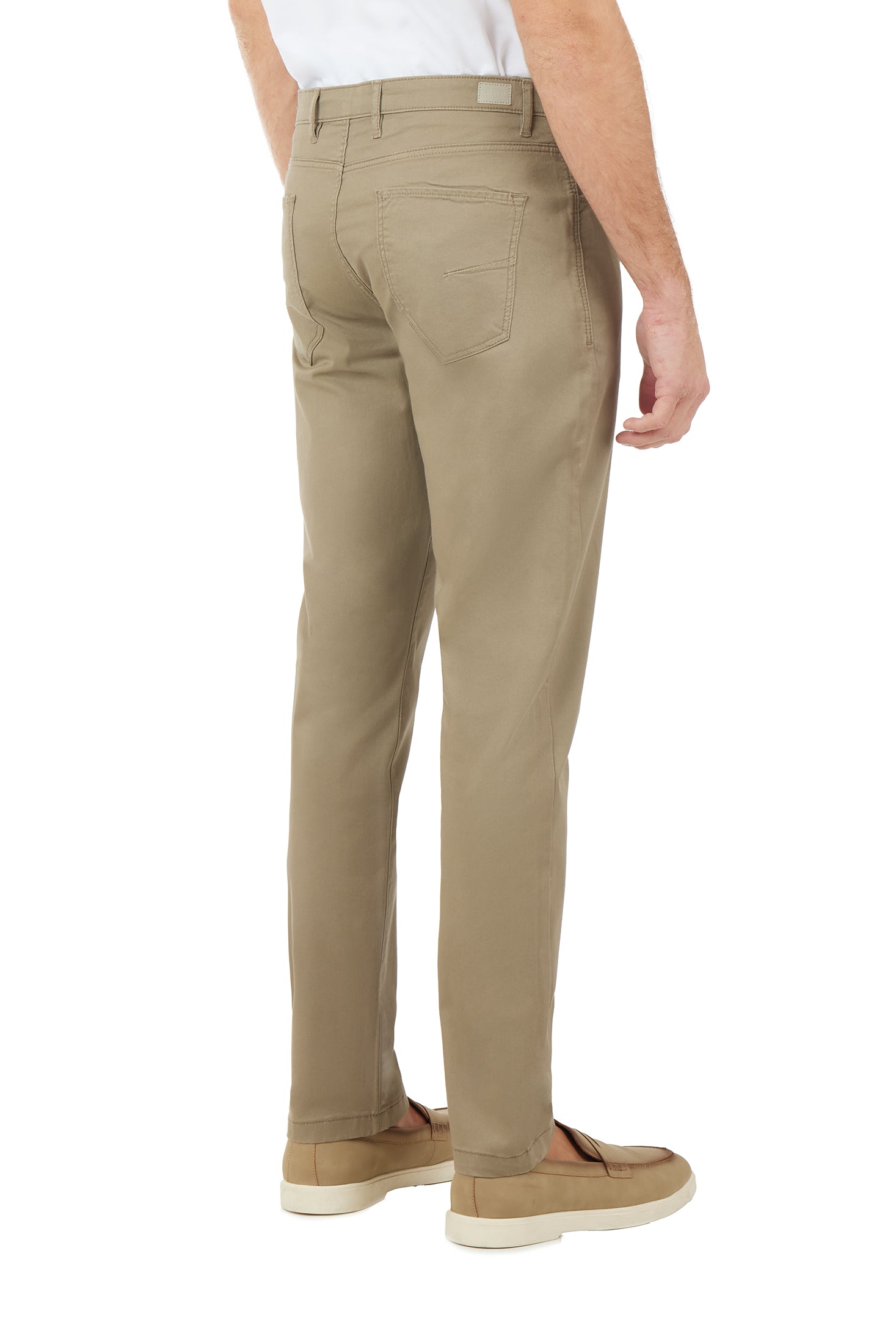 Pantaloni 5 tasche basic|Colore:Fango