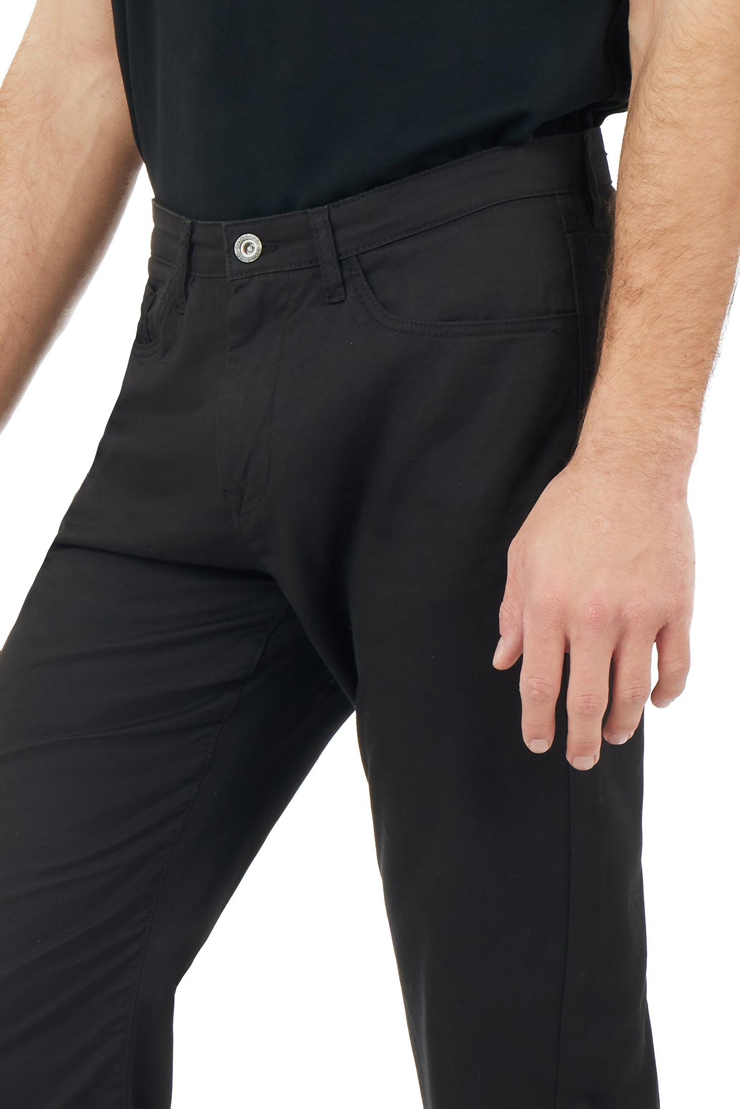 Pantaloni 5 tasche basic|Colore:Nero