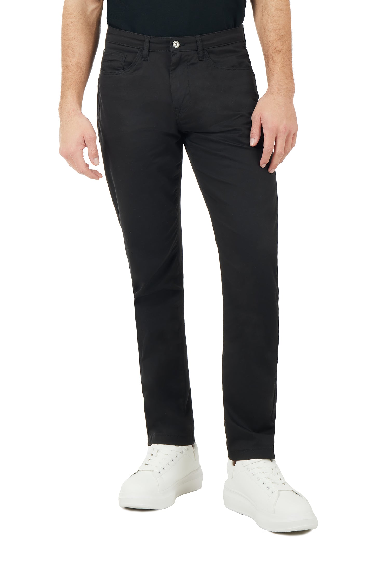 Pantaloni 5 tasche basic|Colore:Nero