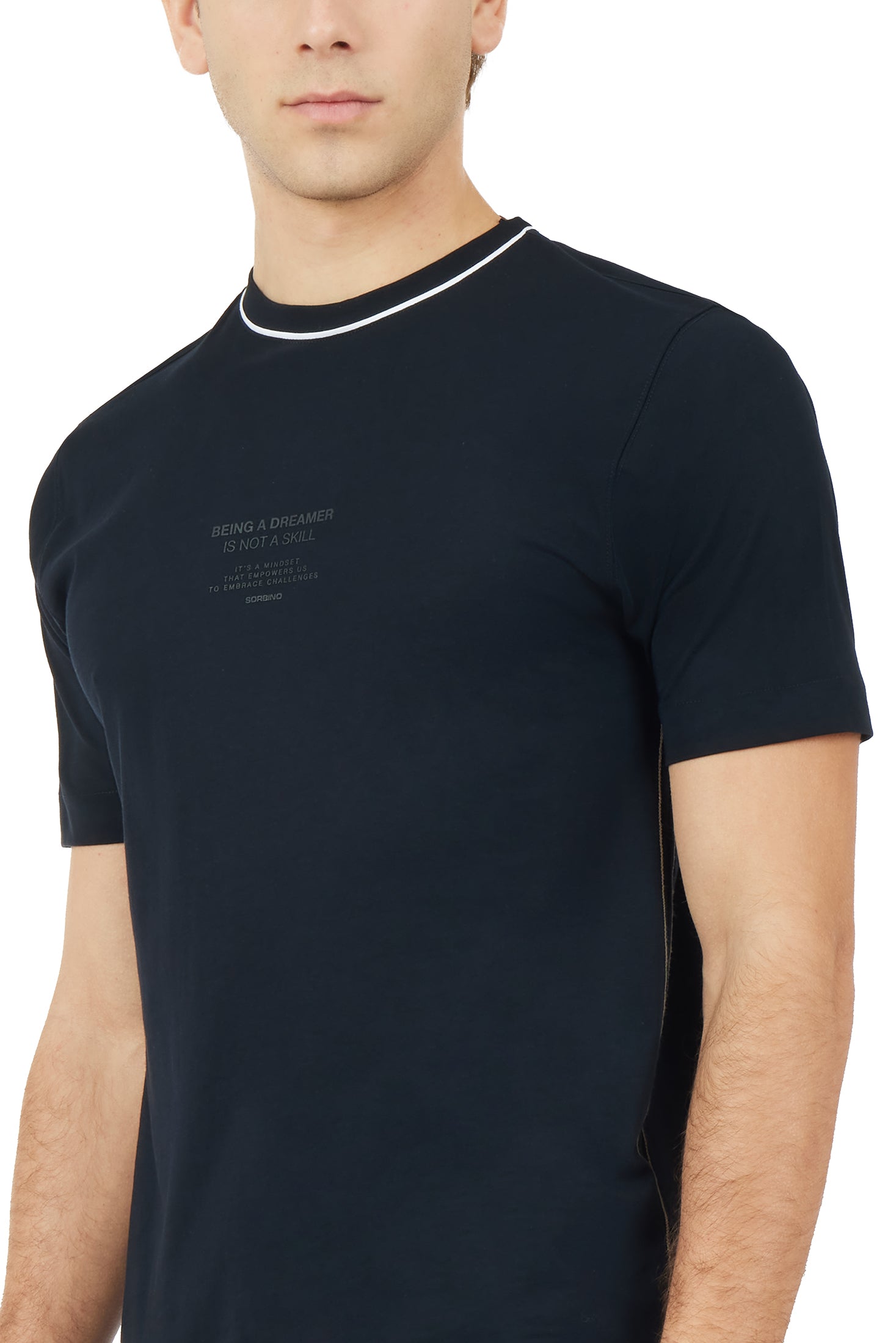T-shirt con stampa |Colore:Blu/navy