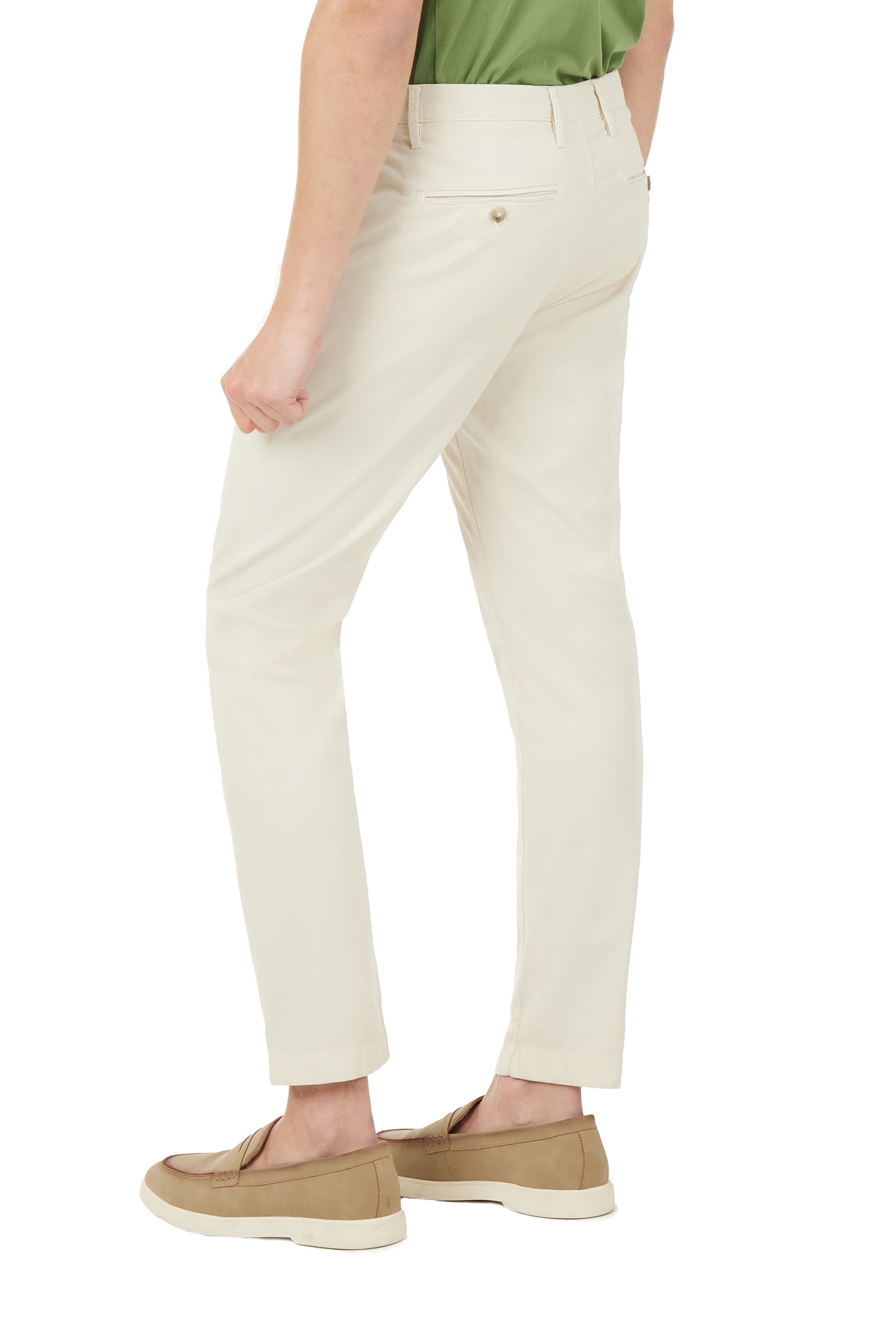 Pantaloni chinos slim fit dobby|Colore:Crema