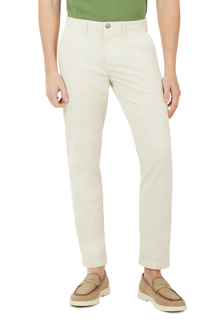 Pantaloni chinos slim fit dobby|Colore:Crema