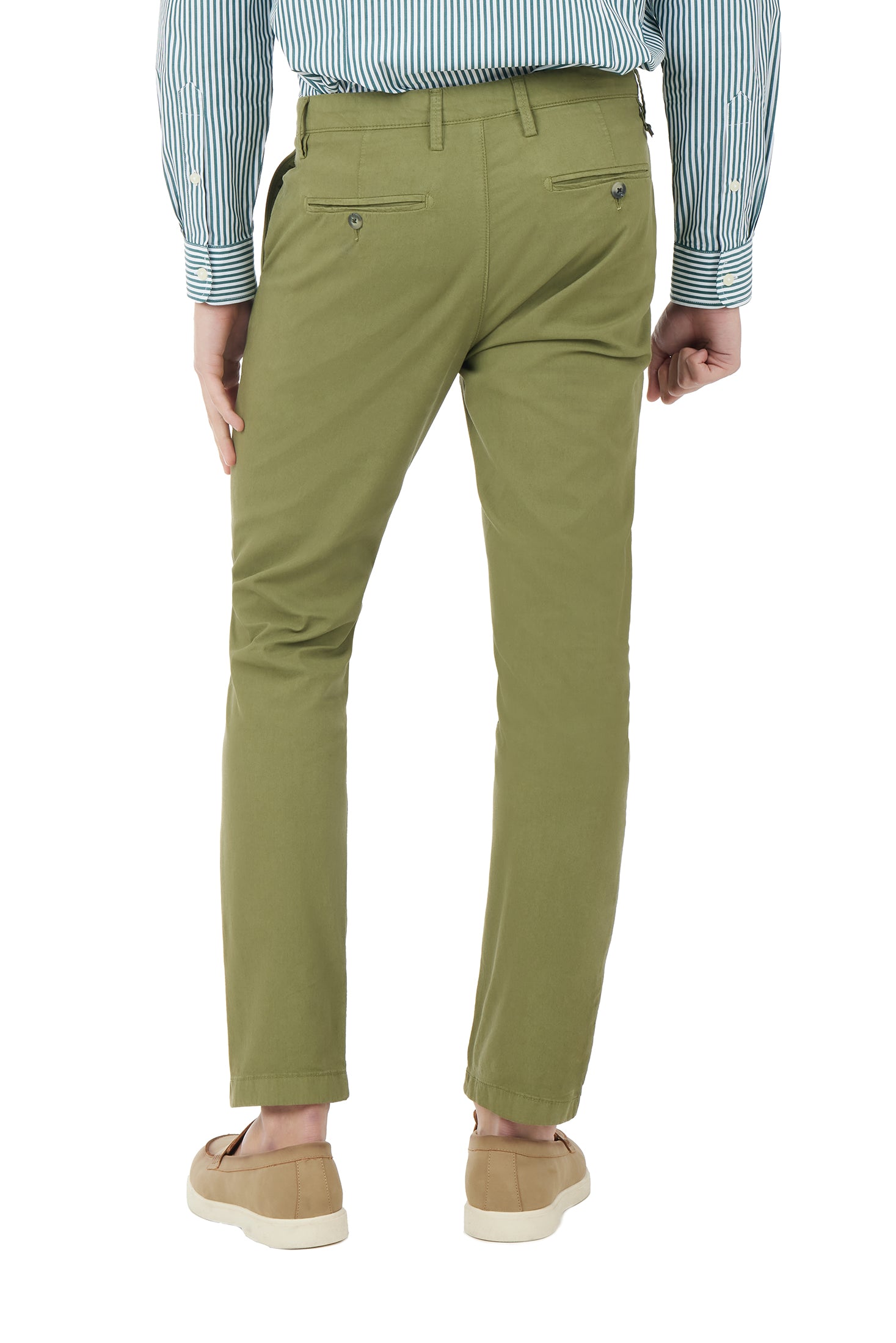 Pantaloni chinos slim fit dobby|Colore:Salvia