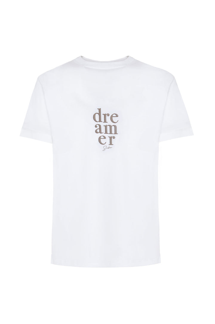 T-shirt con stampa|Colore:Bianco