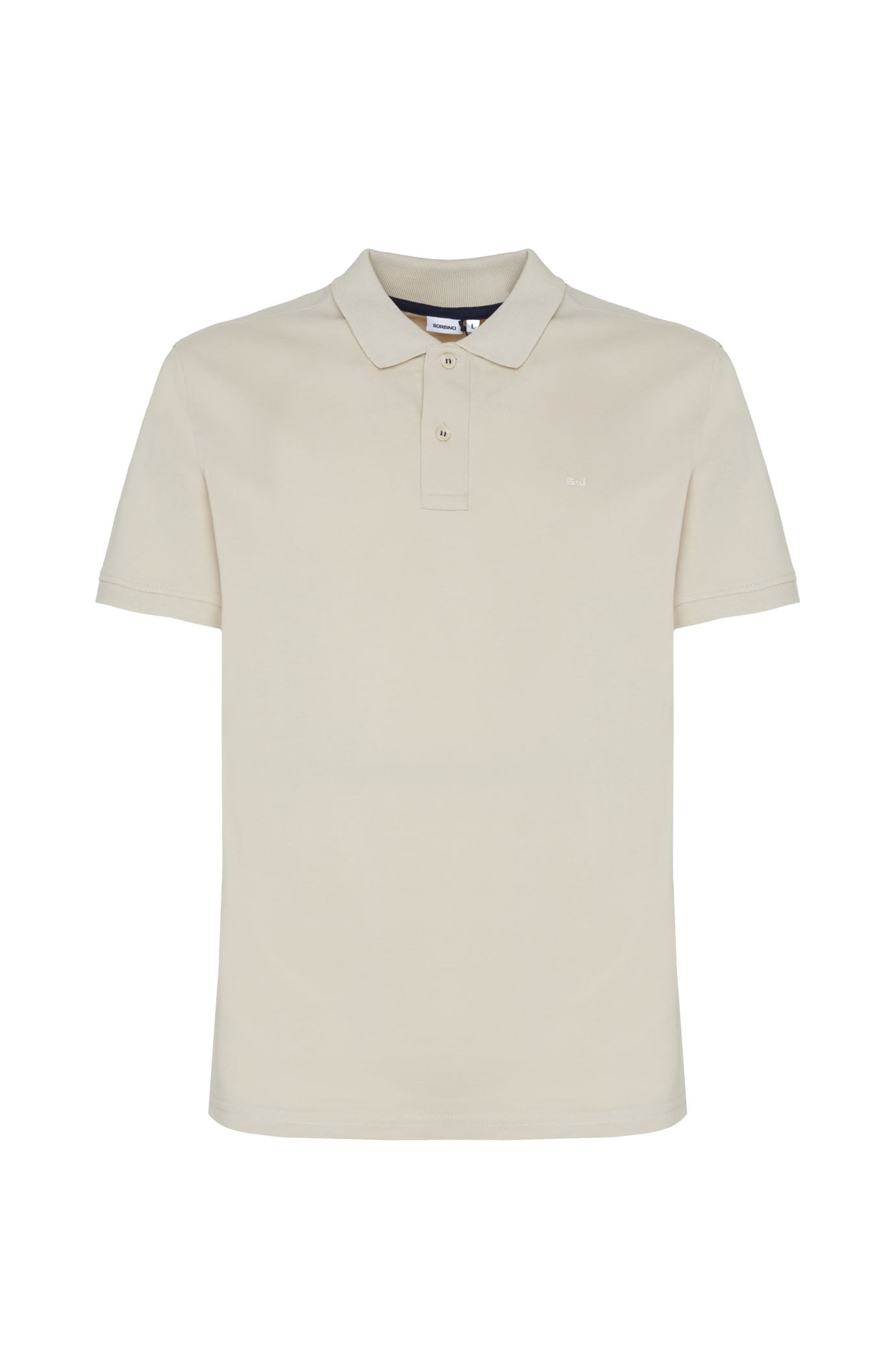 Polo con ricamo basic|Colore:Beige