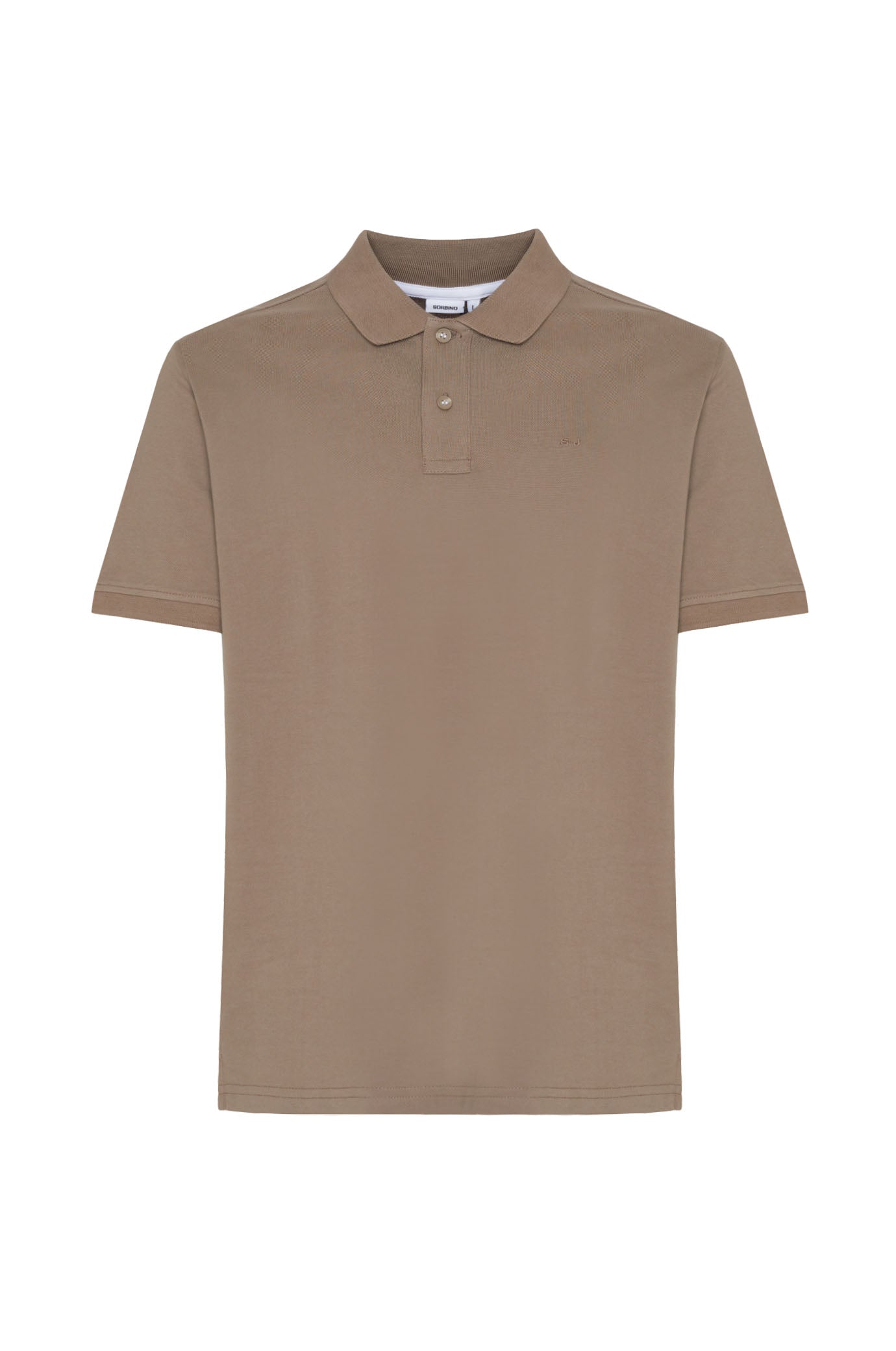 Polo con ricamo basic|Colore:Fango