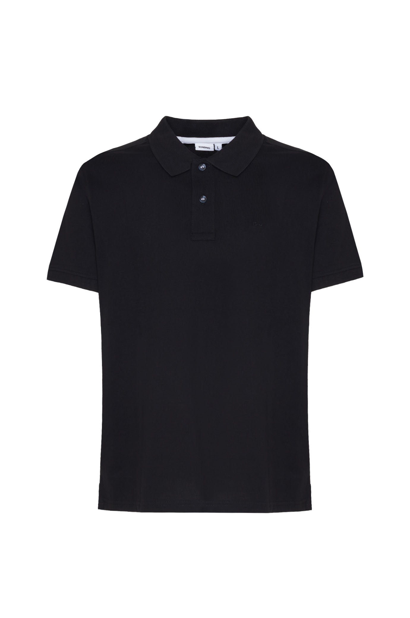 Polo con ricamo basic|Colore:Nero