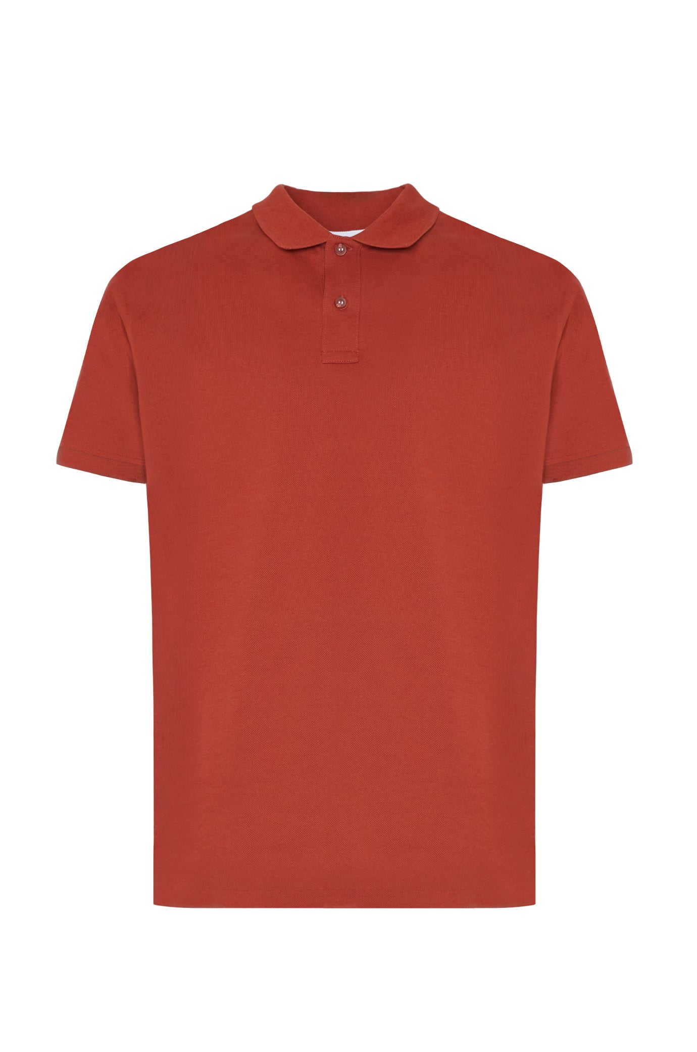 Polo con ricamo basic|Colore:Terracotta