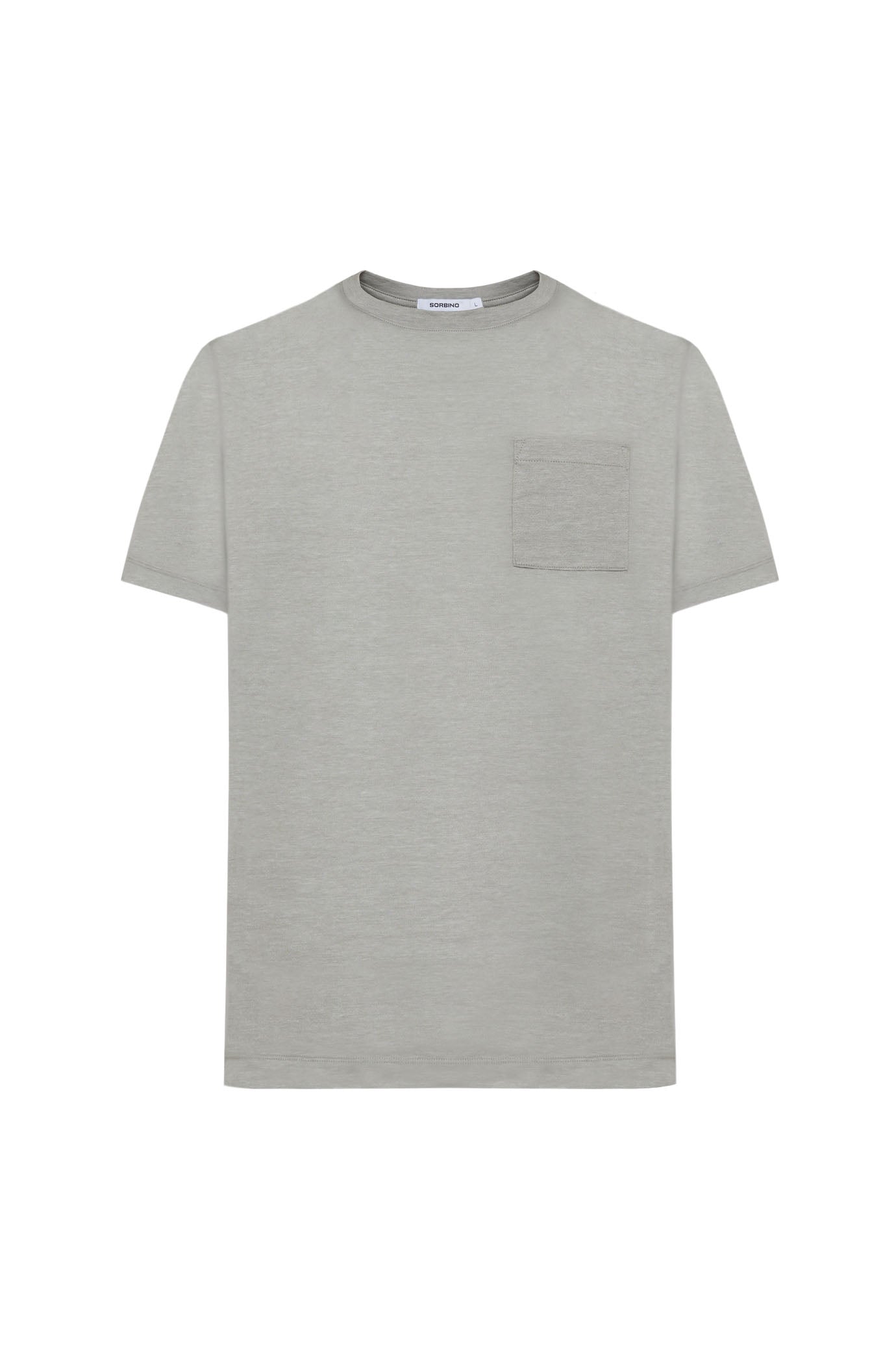 T-shirt con taschino|Colore:Salvia