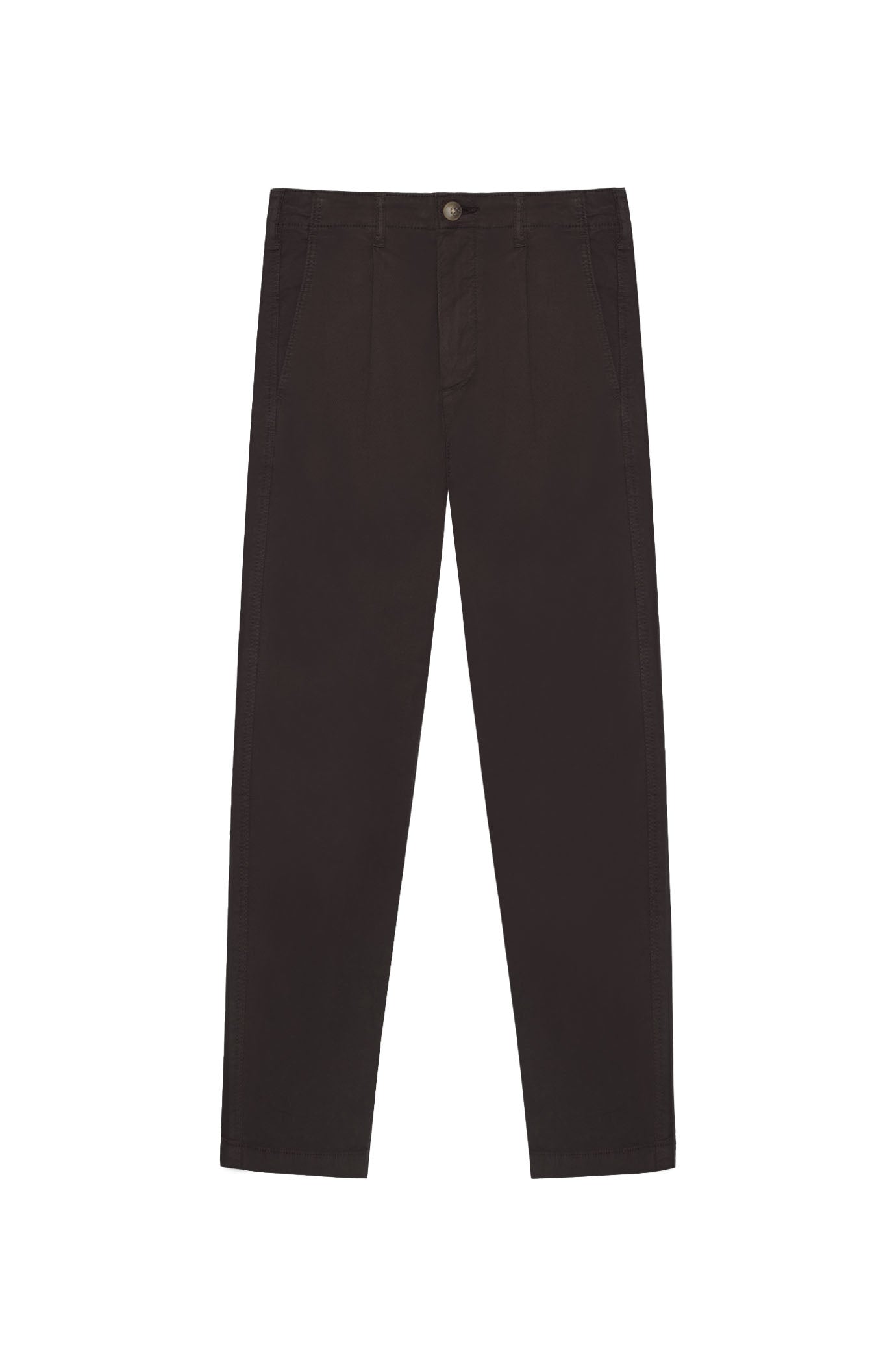 Pantaloni chinos drop crotch dobby|Colore:Moka