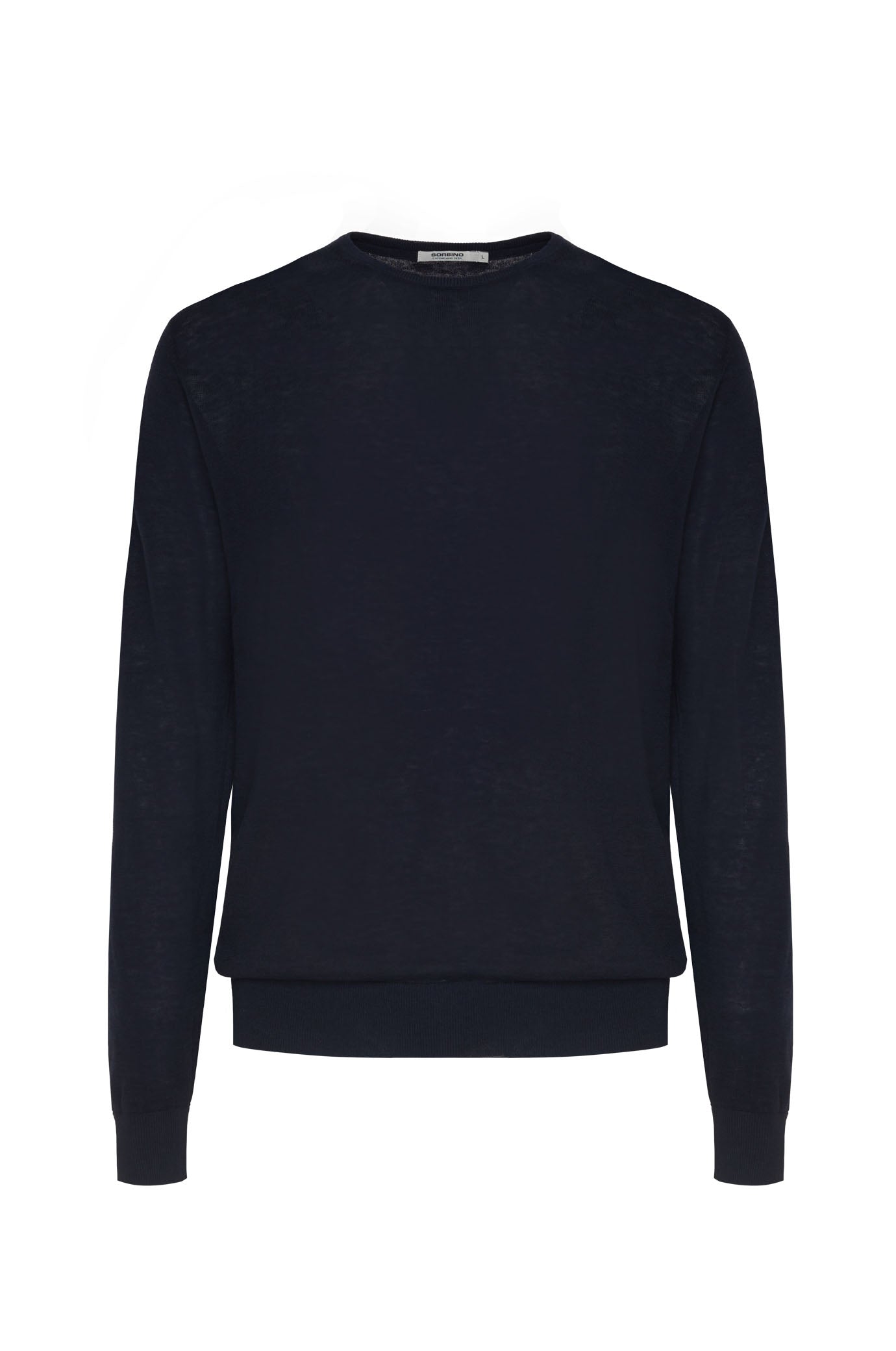 Pullover leggero misto lino seta|Colore:Blu/navy