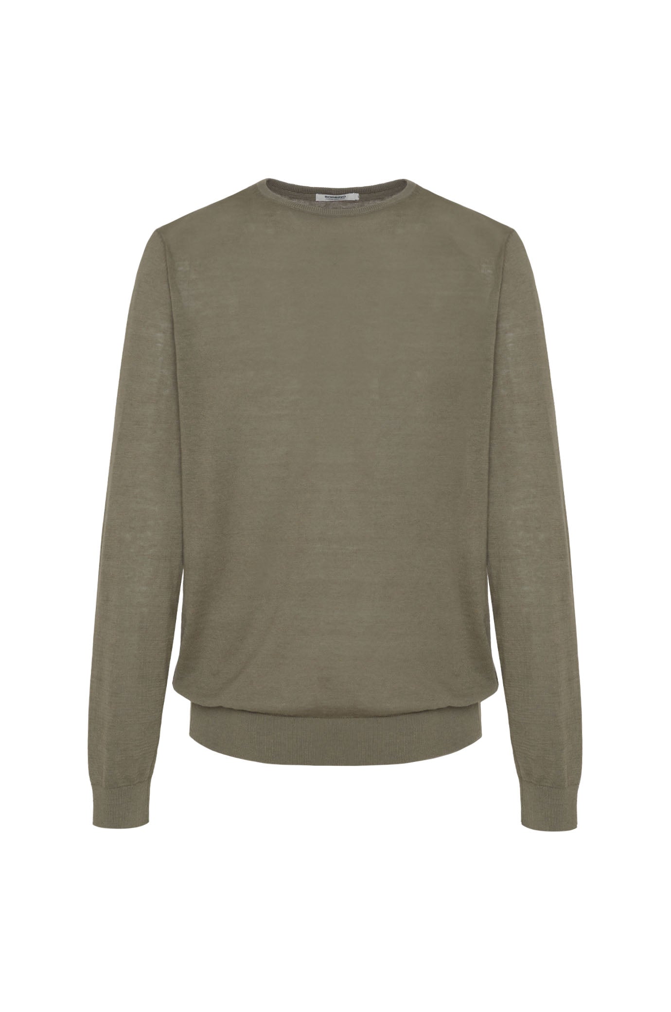Pullover leggero misto lino seta|Colore:Verde militare
