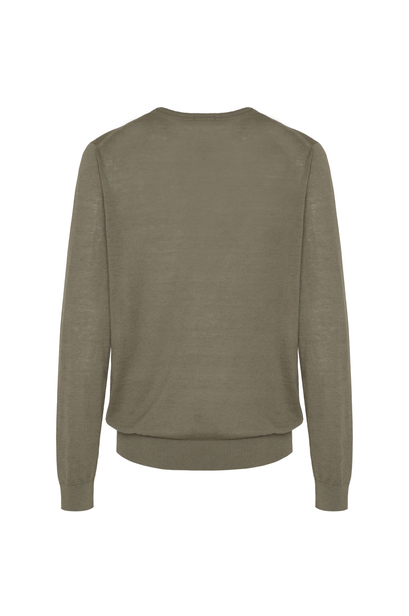 Pullover leggero misto lino seta|Colore:Verde militare