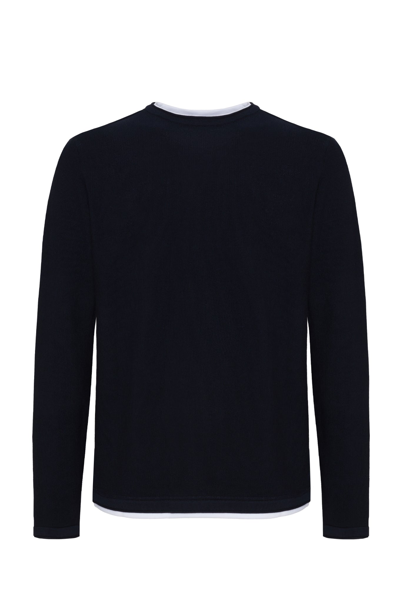 Pullover leggero effetto doppia maglia|Colore:Blu/navy