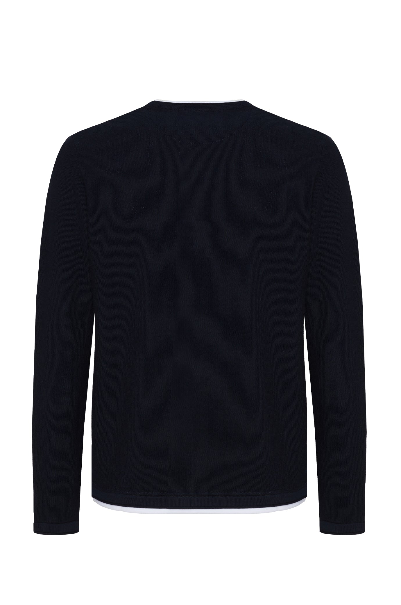 Pullover leggero effetto doppia maglia|Colore:Blu/navy
