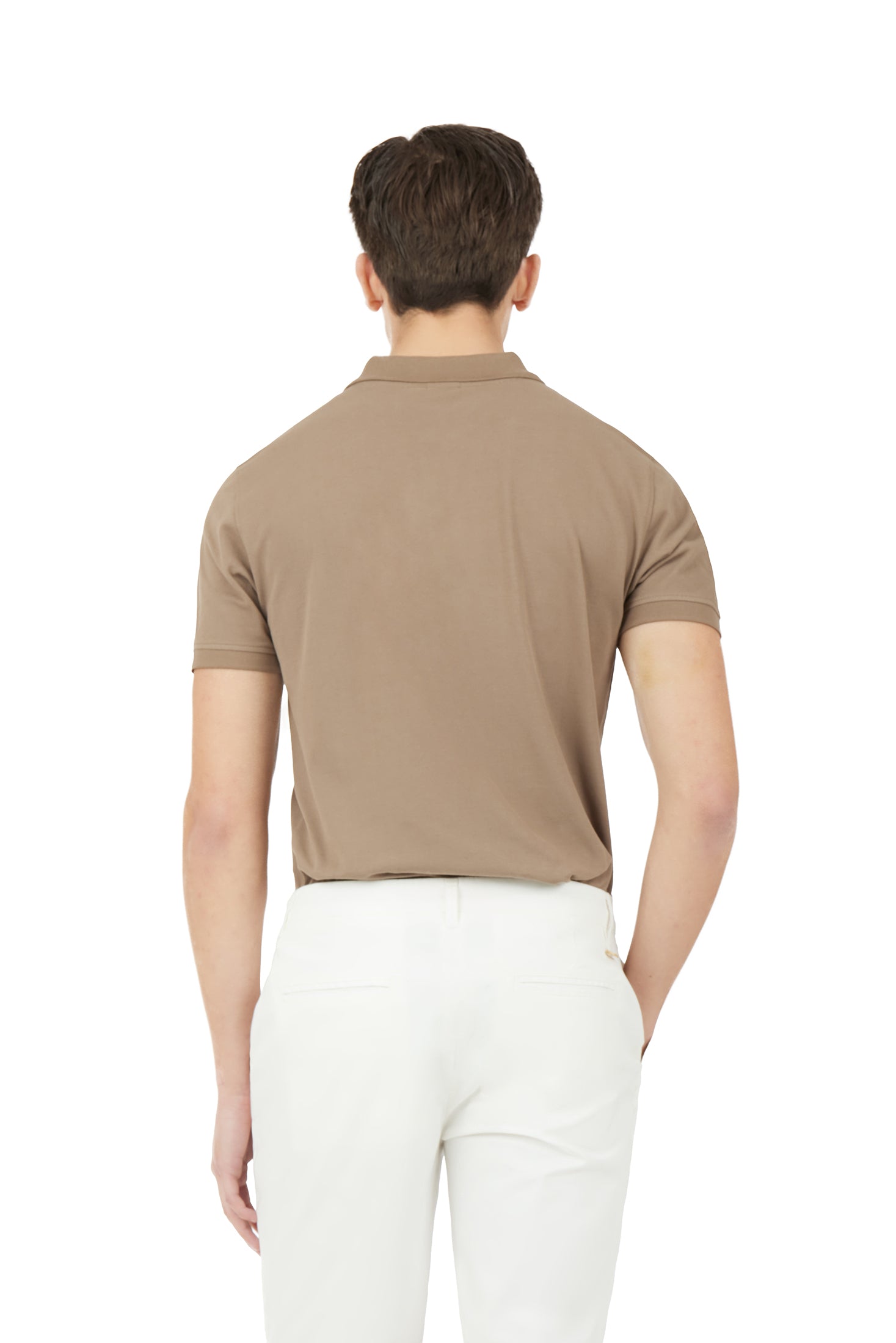 Polo con ricamo basic|Colore:Fango