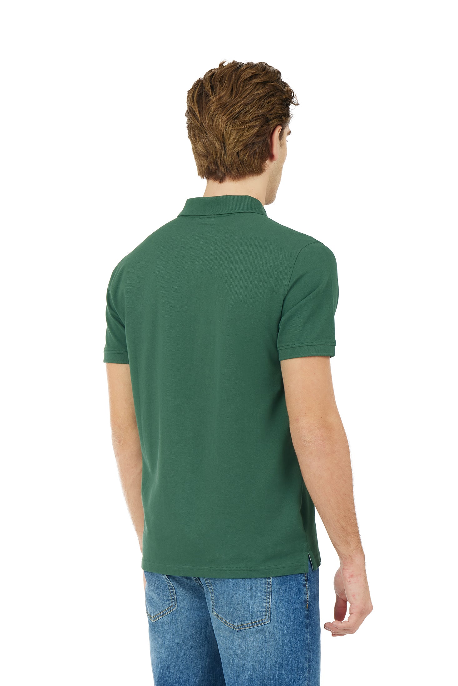 Polo con ricamo basic|Colore:Bosco