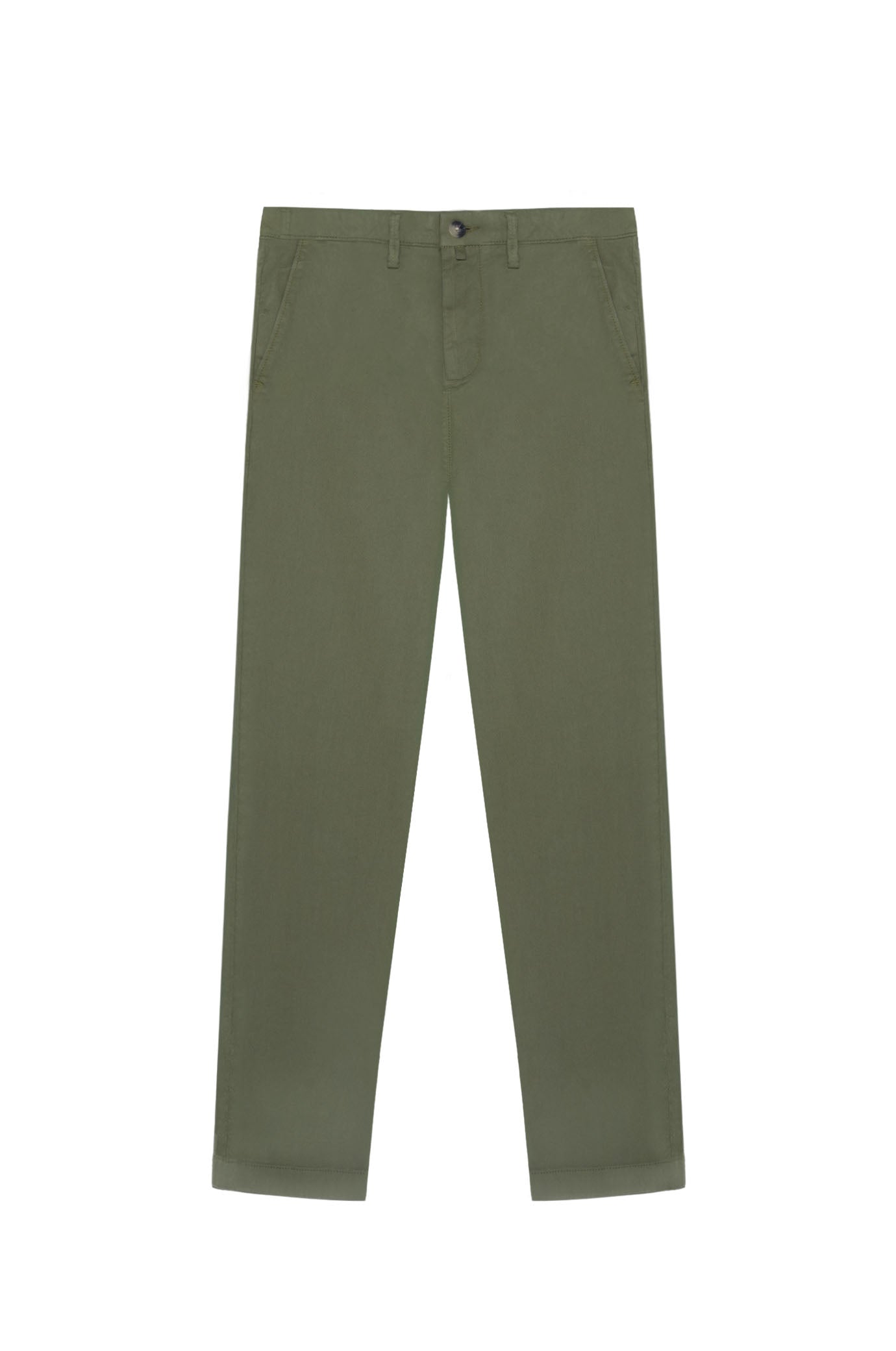 Pantaloni chinos slim fit dobby tinto filo|Colore:Salvia