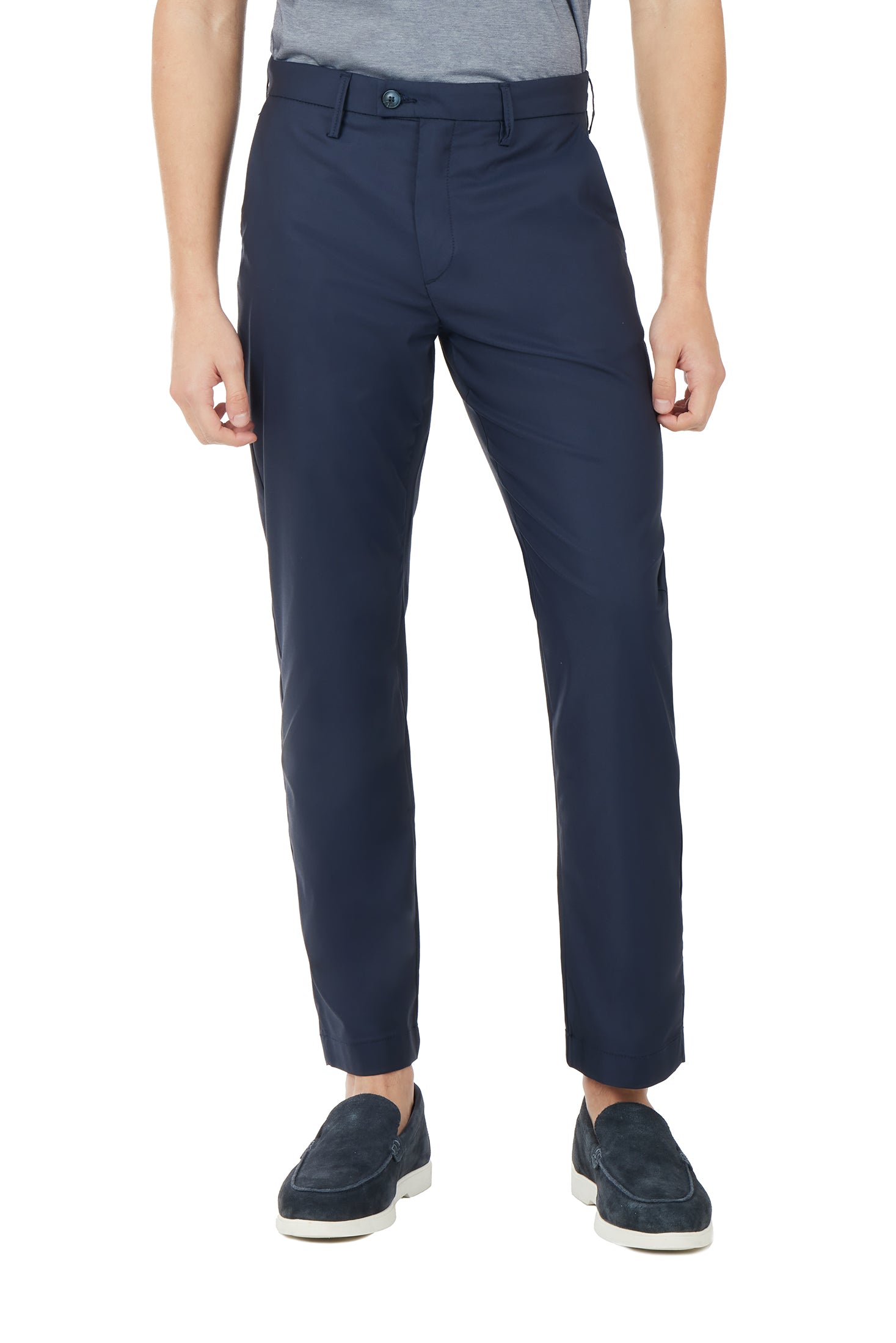 Pantaloni chinos regular fit tecnici tino filo|Colore:Blu/navy