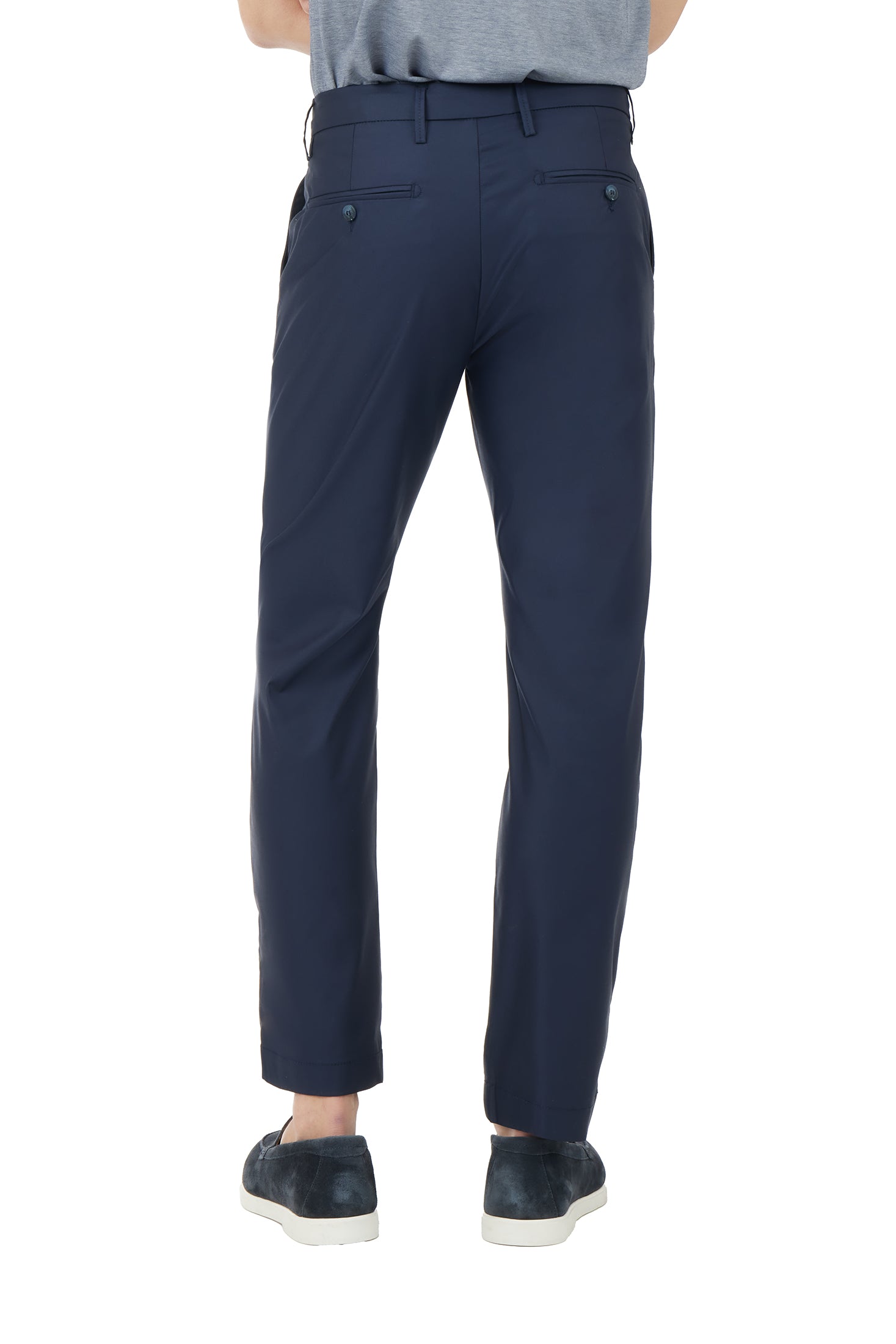 Pantaloni chinos regular fit tecnici tino filo|Colore:Blu/navy