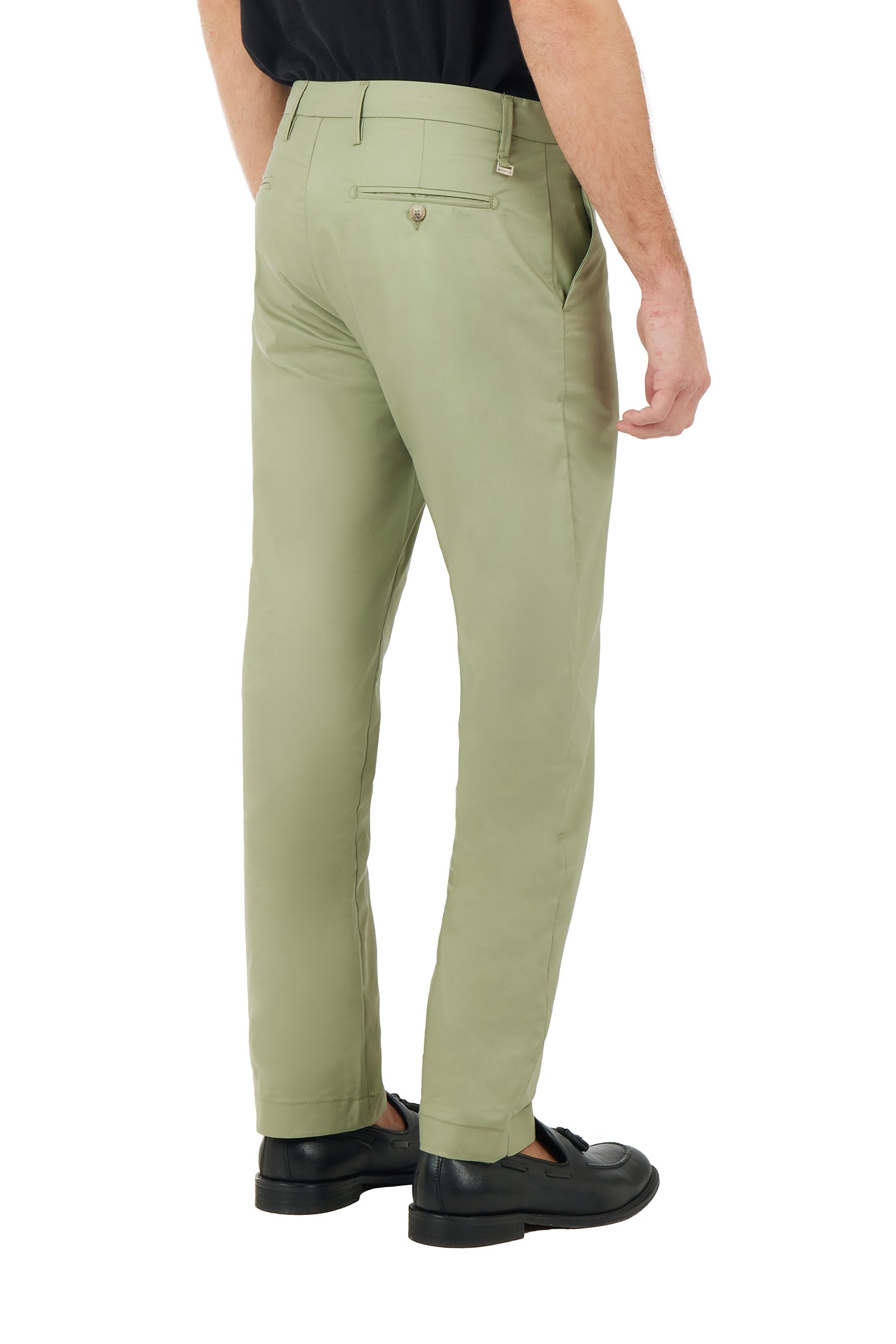 Pantaloni chinos regular fit tecnici tino filo|Colore:Salvia