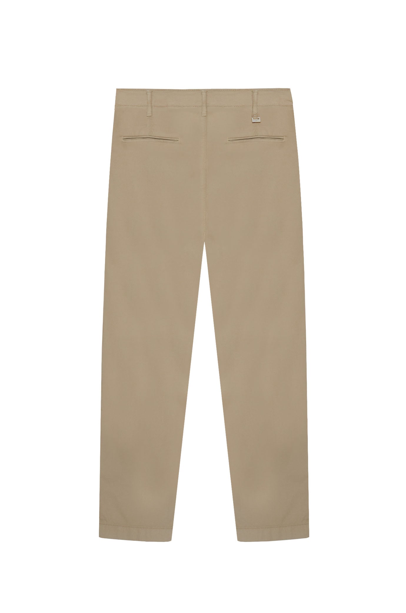 Pantaloni chinos drop crotch dobby|Colore:Beige