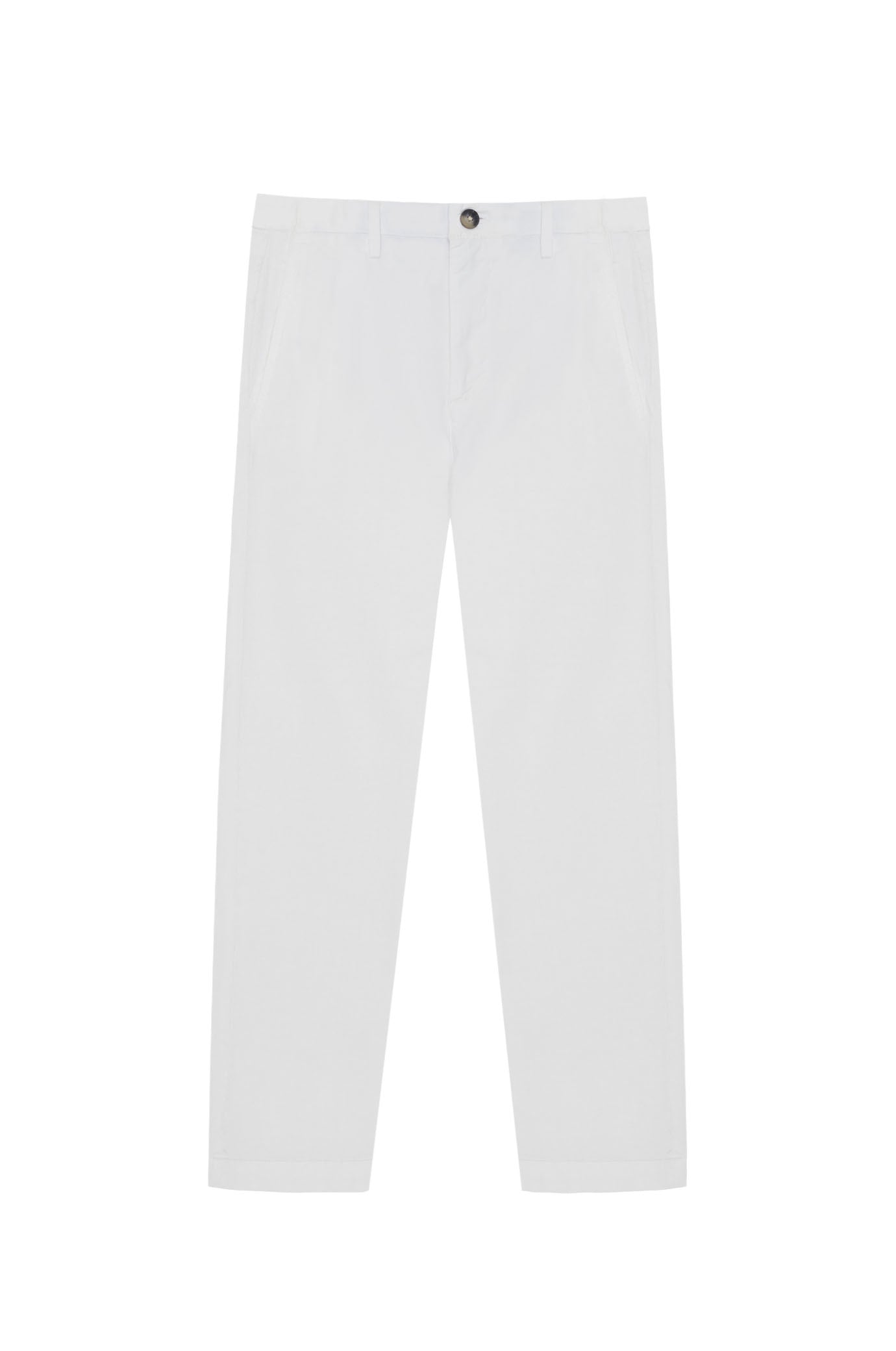 Pantaloni chinos drop crotch dobby|Colore:Bianco