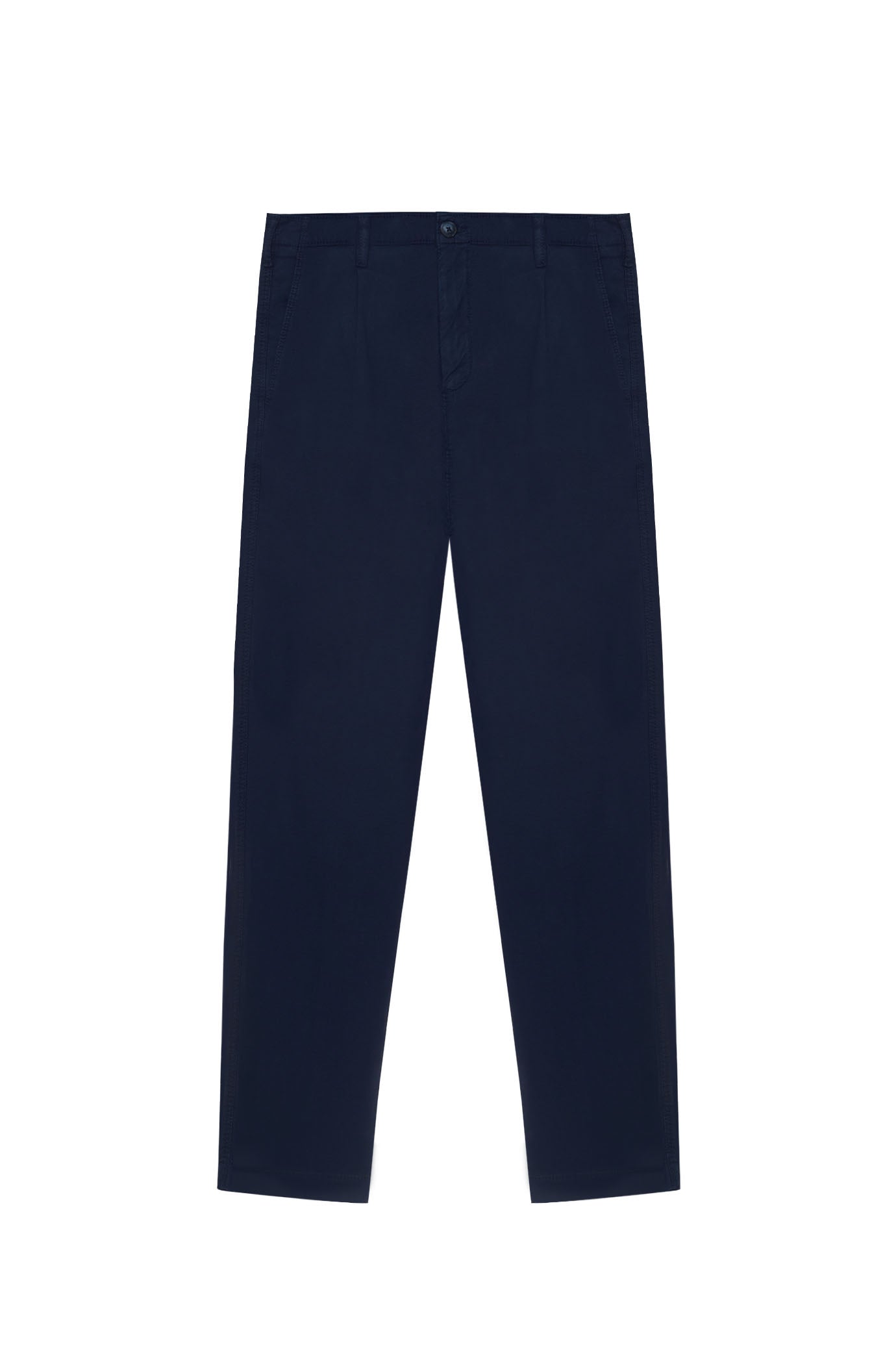 Pantaloni chinos drop crotch dobby|Colore:Blu/navy