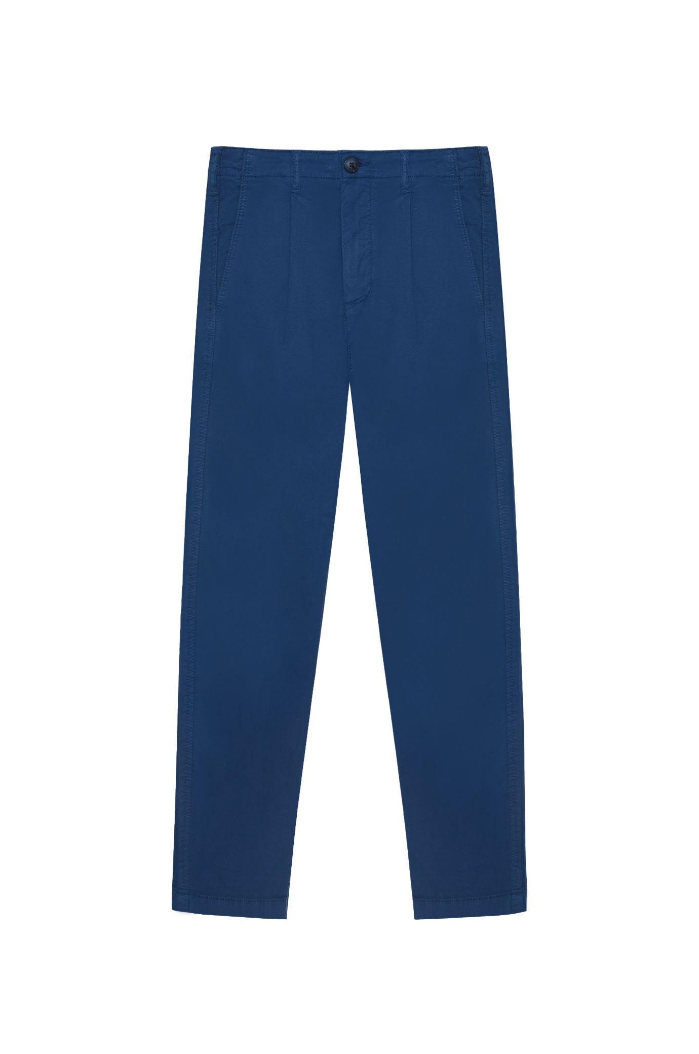 Pantaloni chinos drop crotch dobby|Colore:Indaco