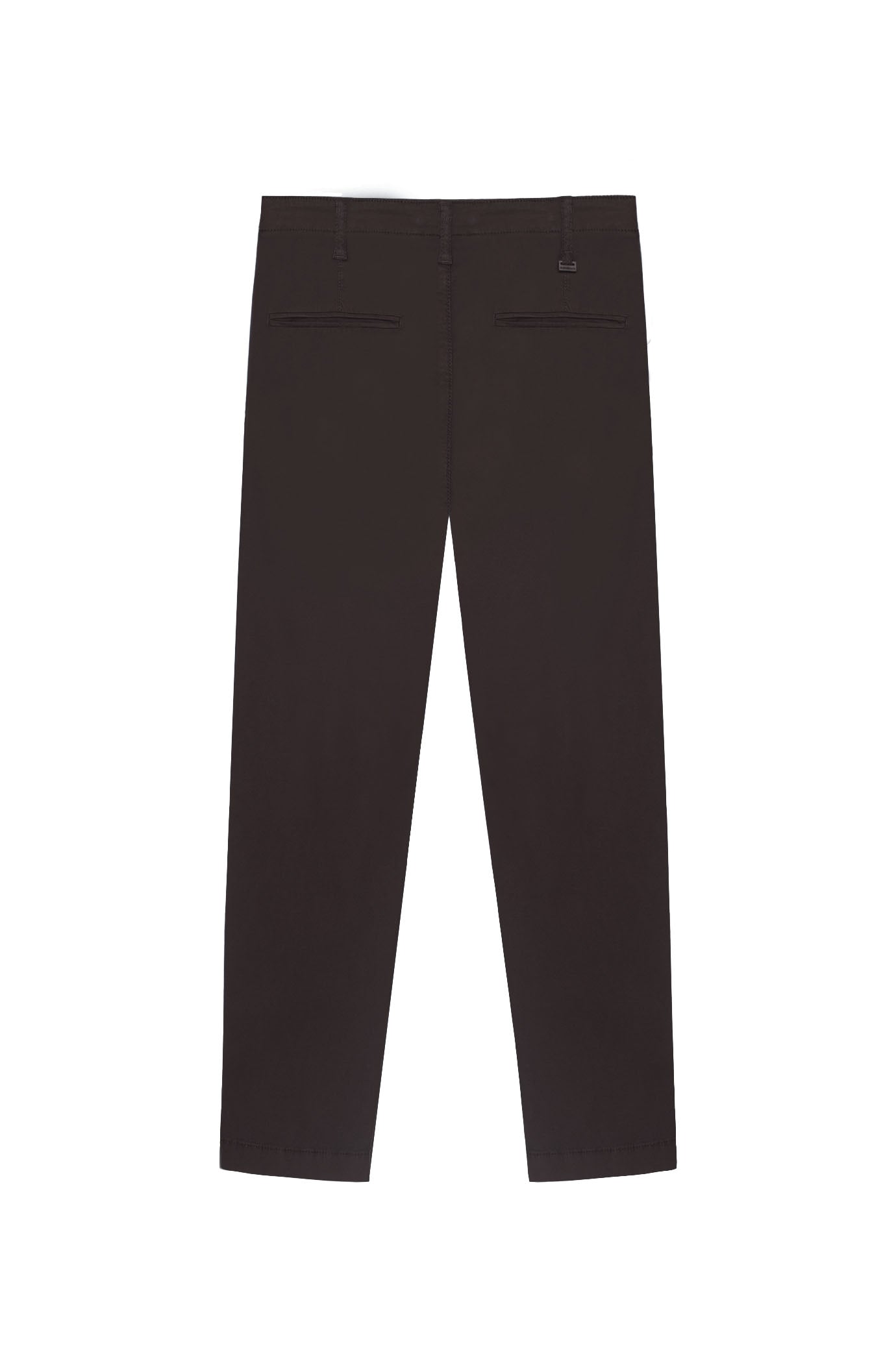 Pantaloni chinos drop crotch dobby|Colore:Moka