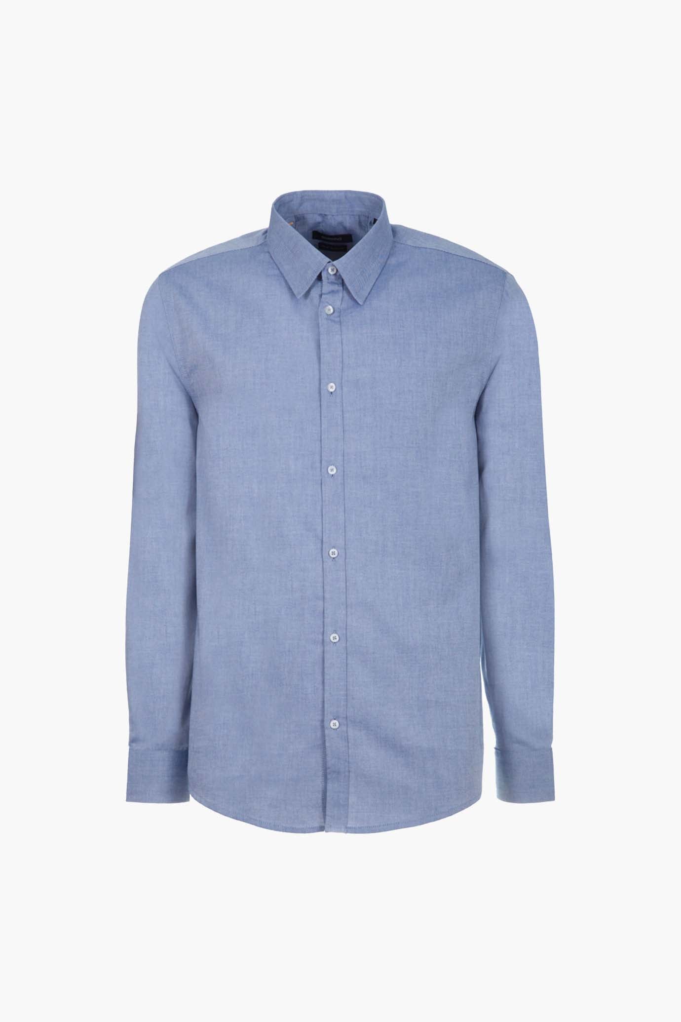 Camicia regular fit oxford|Colore:Blu