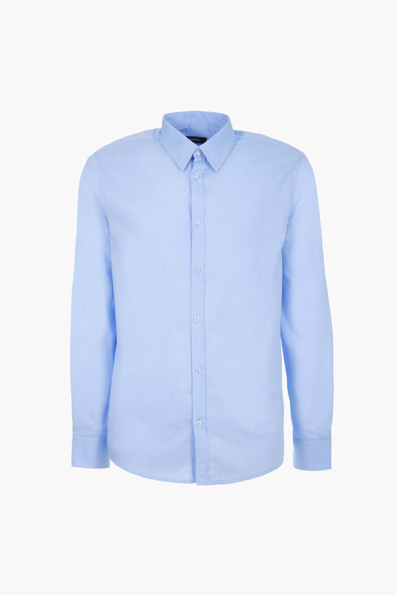 Camicia regular fit oxford|Colore:Celeste