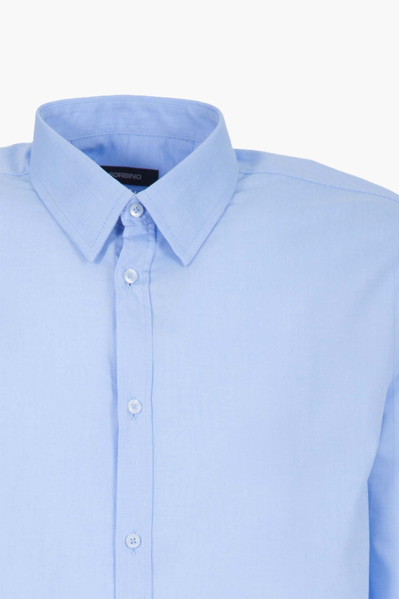 Camicia regular fit oxford|Colore:Celeste