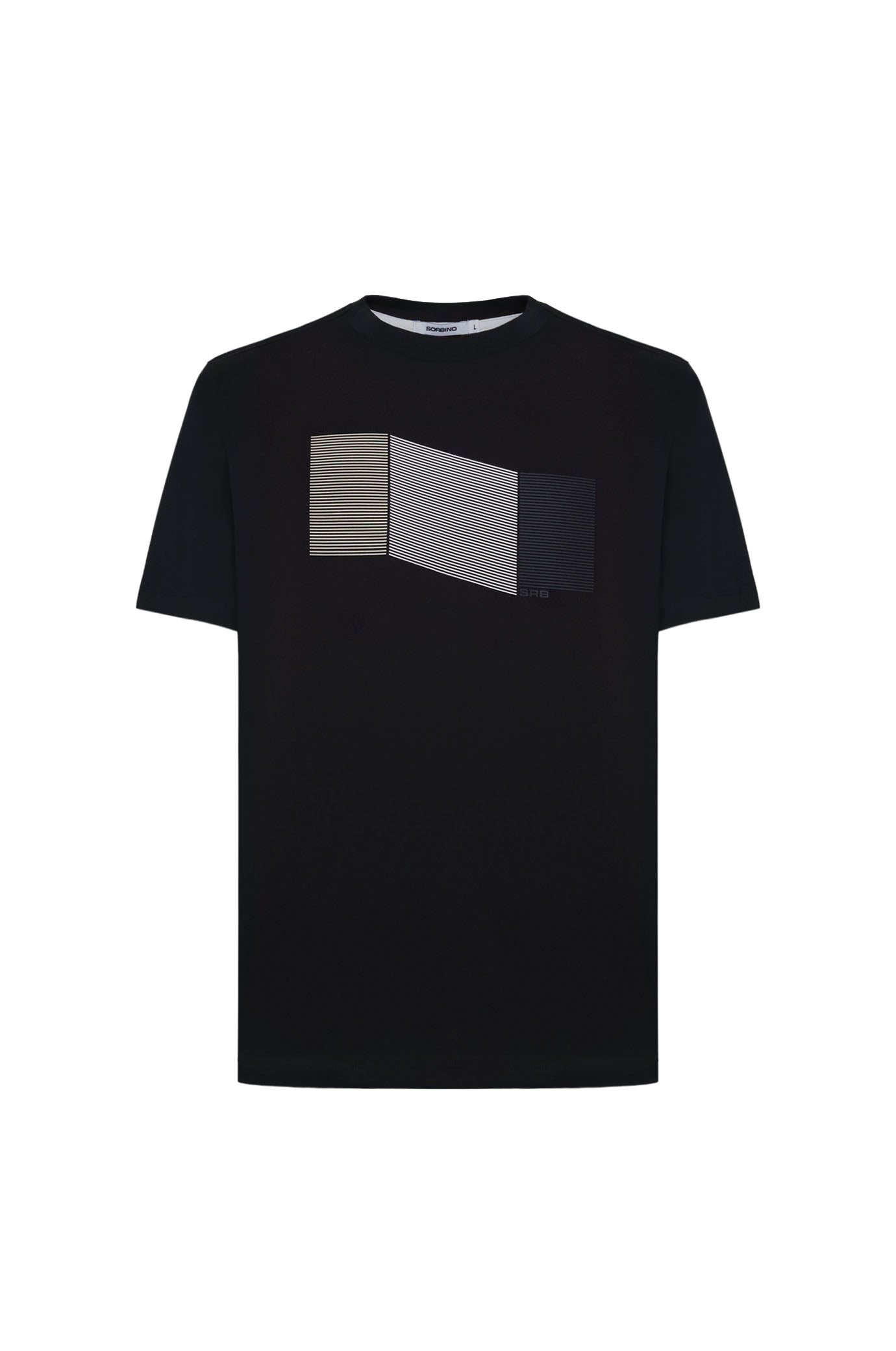 T-shirt con stampa|Colore:Nero
