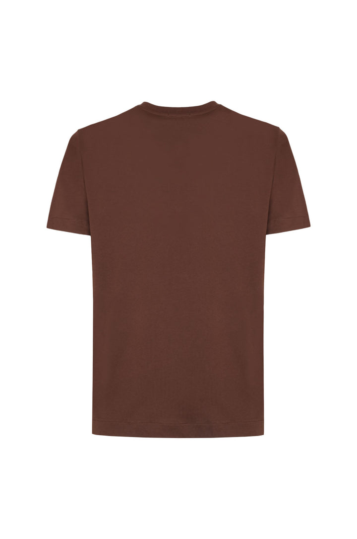 T-shirt con stampa|Colore:Moka