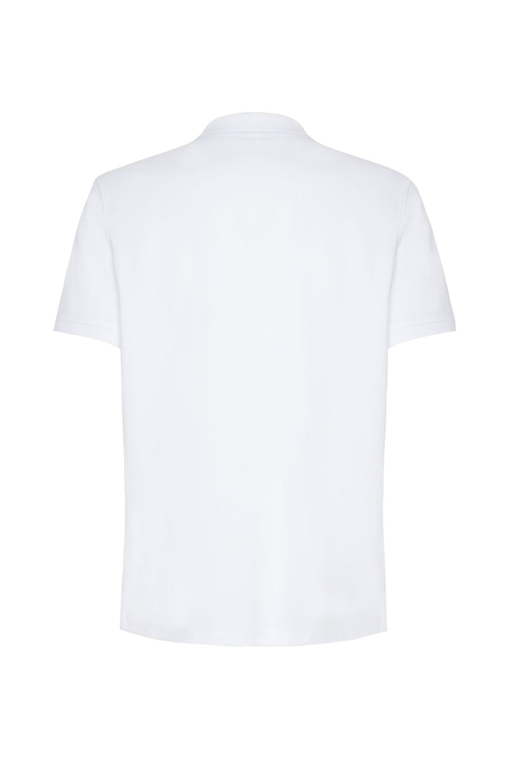 Polo con logo SRB|Colore:Bianco