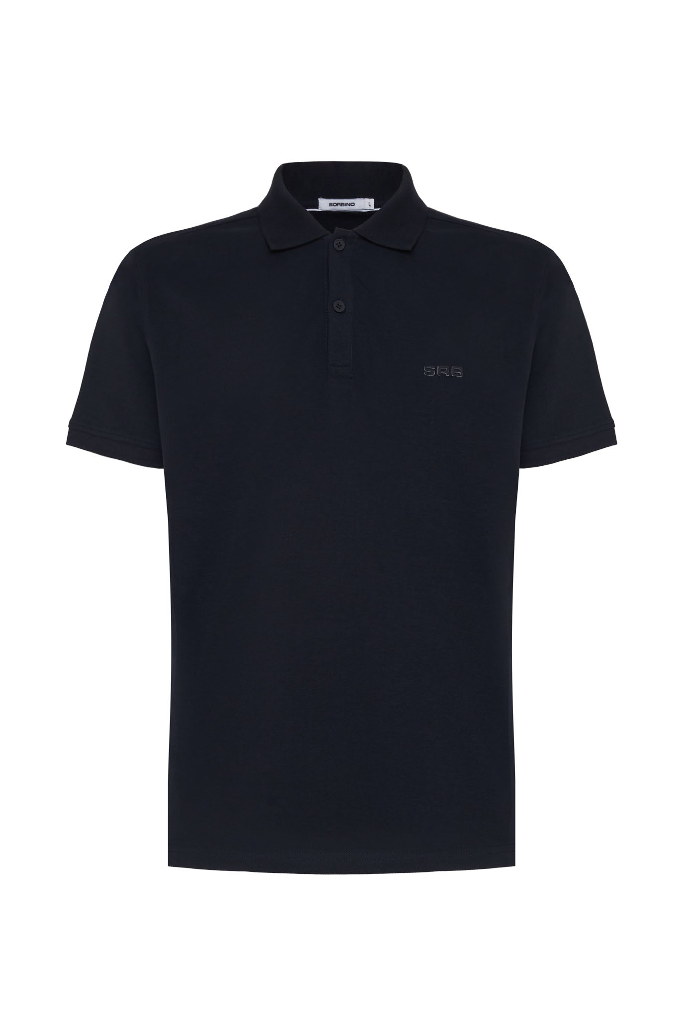 Polo con logo SRB|Colore:Nero