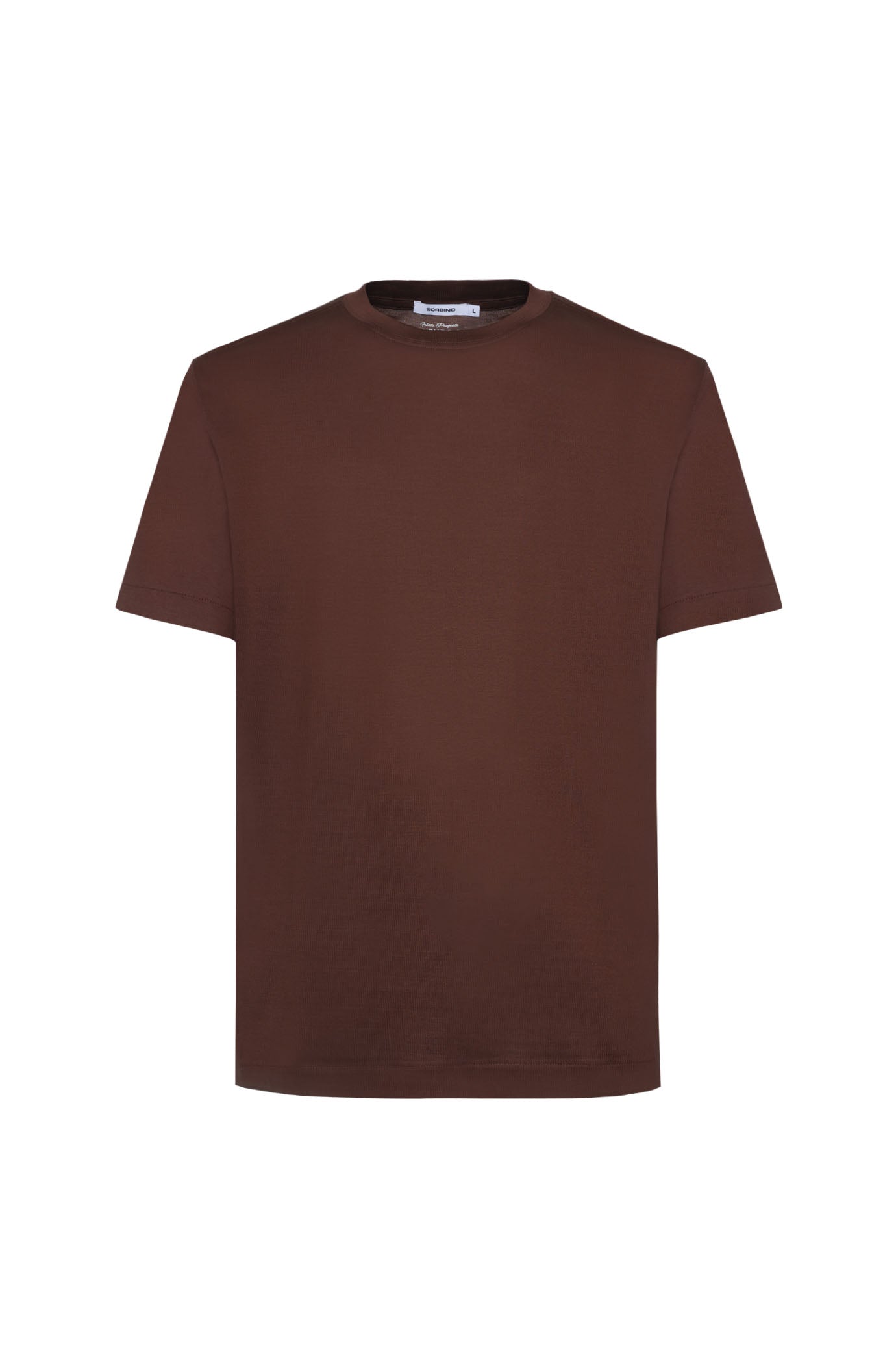 T-shirt cotone mercerizzato|Colore:Moka